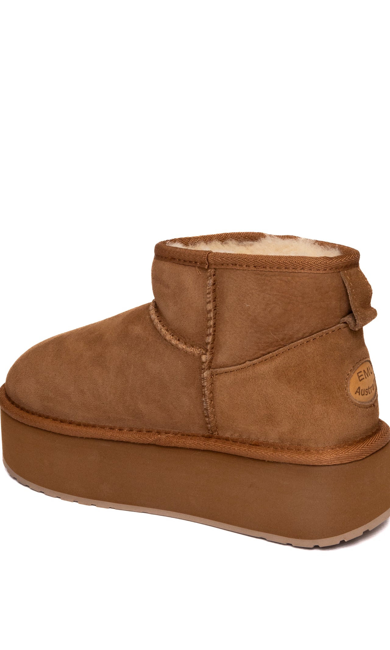 EMU Stivaletto montone chestnut W13082 STINGERFLAT-CHEST