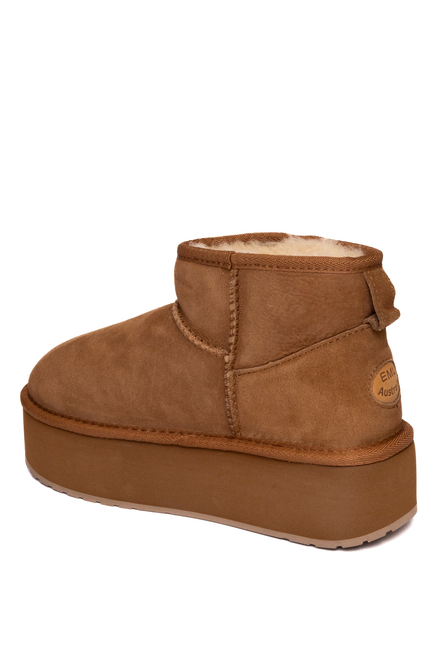 EMU Stivaletto montone chestnut W13082 STINGERFLAT-CHEST