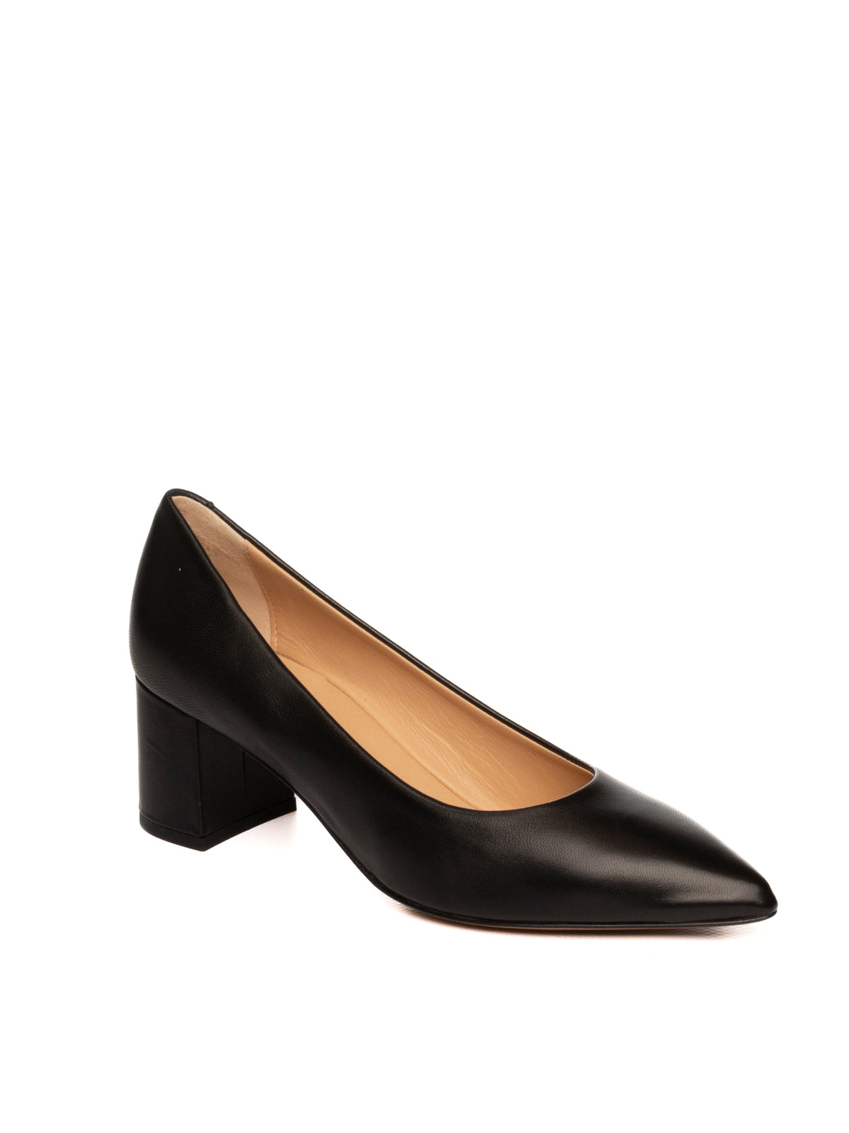 FRANCO RUSSO décolleté in nappa nero<BR/> 1601S NAPPA-NERO