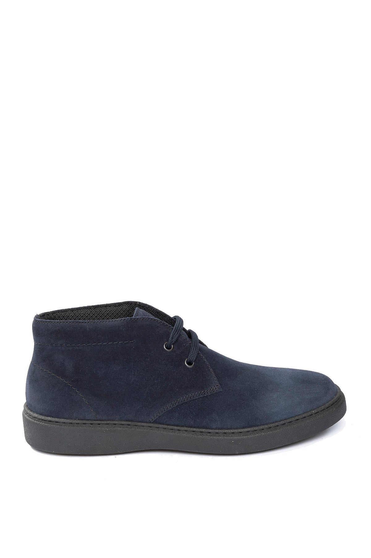 FRAU polacchino in pelle scamsociata blu<BR/> A19C5 WAXY-BLU