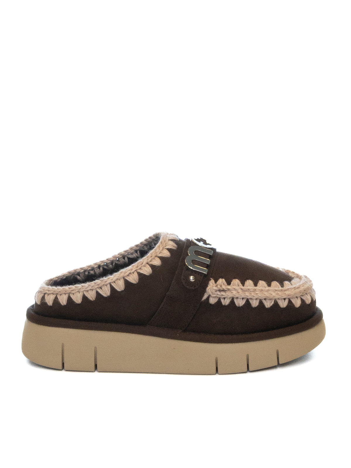 MOU Clog bounce mocha BOUNCE CLOG METAL LOGO 531001A-MOCHA