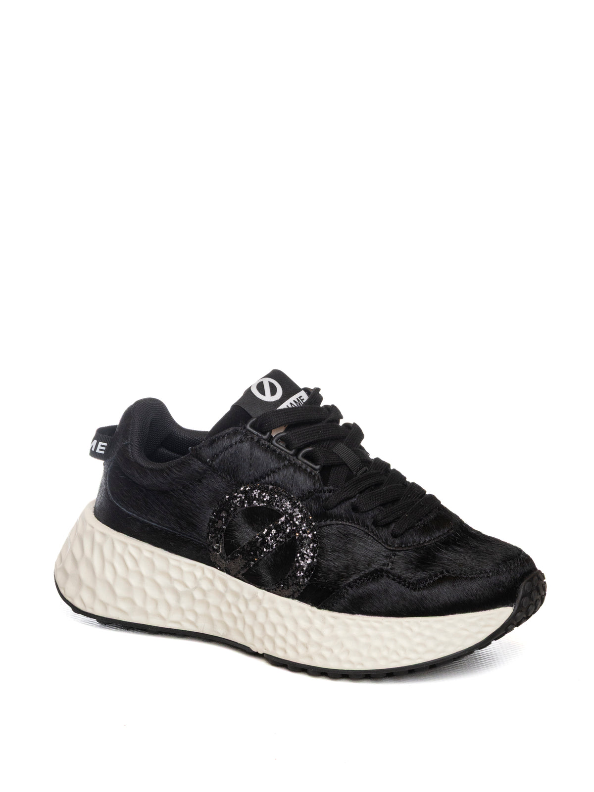 NO NAME CARTER JOGGER PONY/GLIT-BLACK
