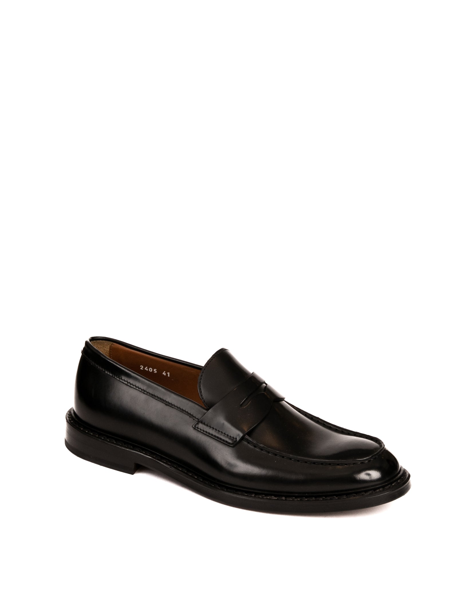 DOUCAL'S mocassino pelle nero 2405 HORSE-NERO