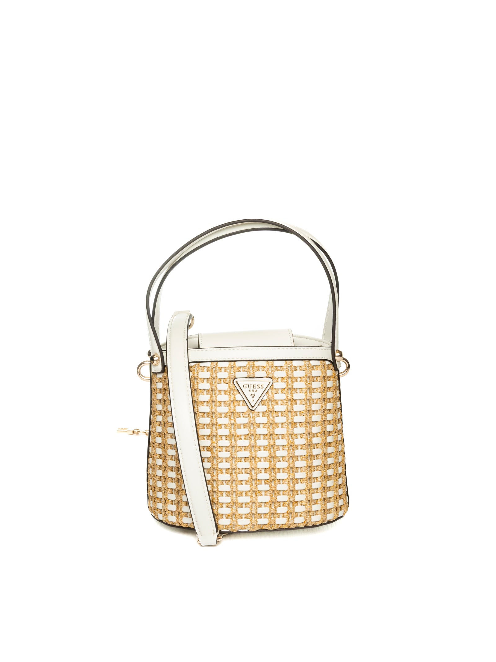 GUESS borsa a mano atalia beige/bianca HWWG9647030 ATALIA-NTW