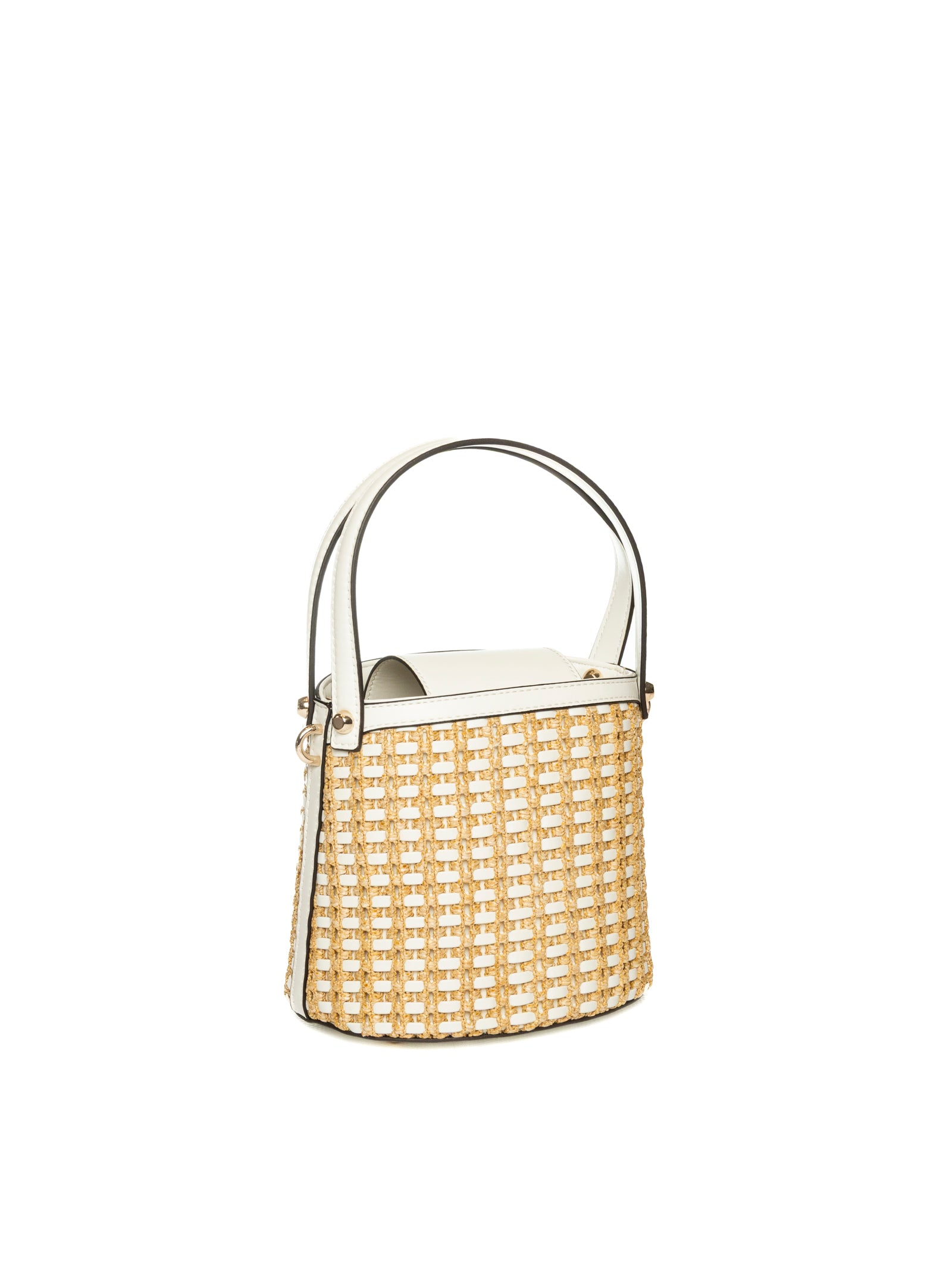 GUESS borsa a mano atalia beige/bianca HWWG9647030 ATALIA-NTW
