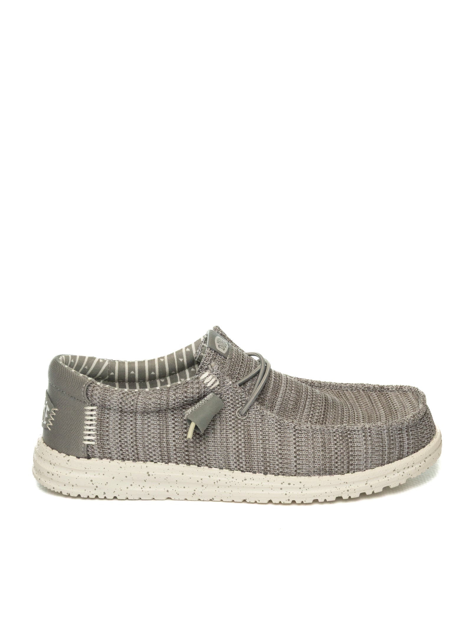 HEY DUDE slip on wally stretch grigio 41898 WALLY STRETCH-030