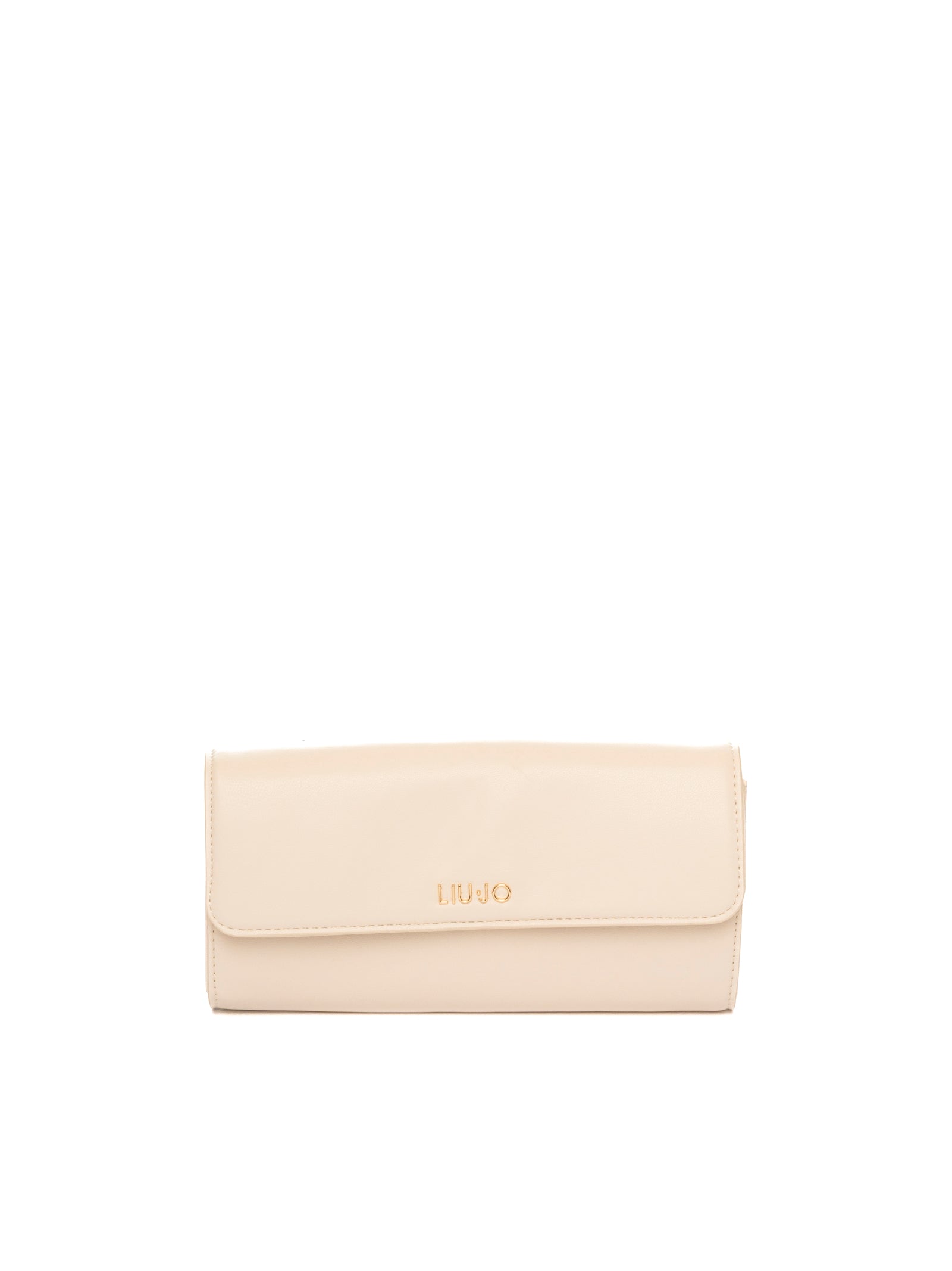 LIU JO portafoglio grande logo crema AA5214E0015 BIFOLD-X0459