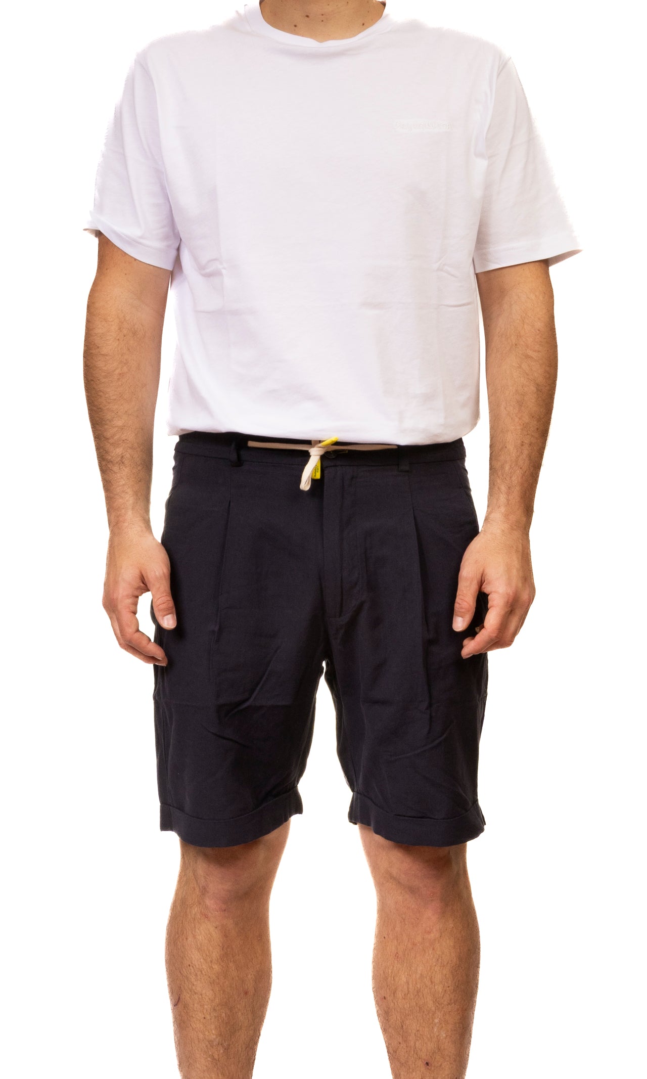 LORD PARTENOPEI bermuda cotone blu BERMAN25 COTONE-BLU