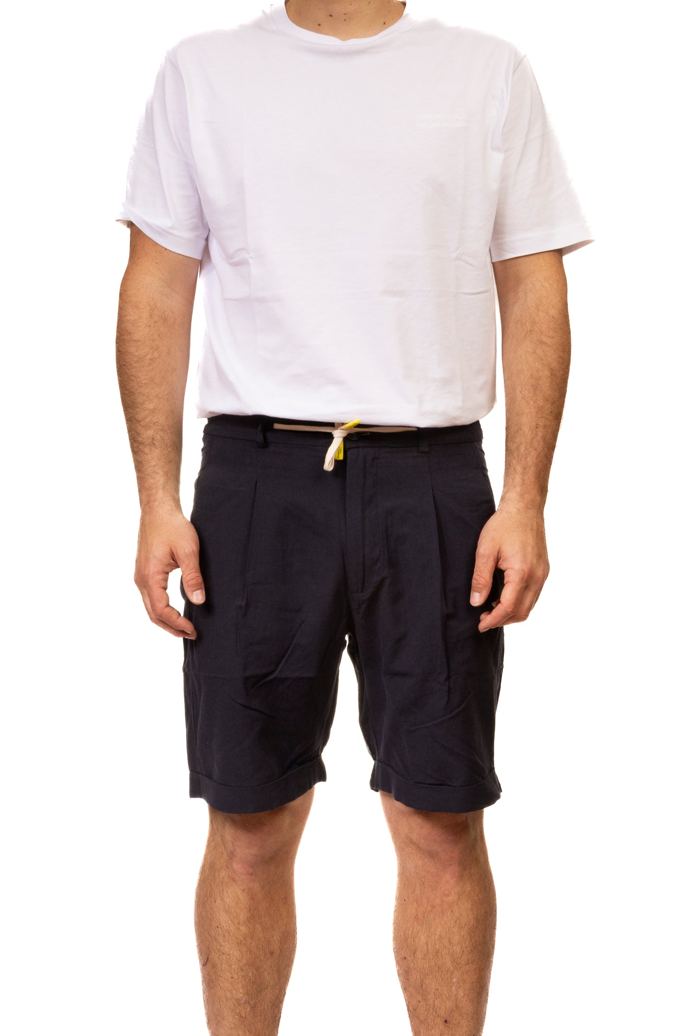 LORD PARTENOPEI bermuda cotone blu BERMAN25 COTONE-BLU