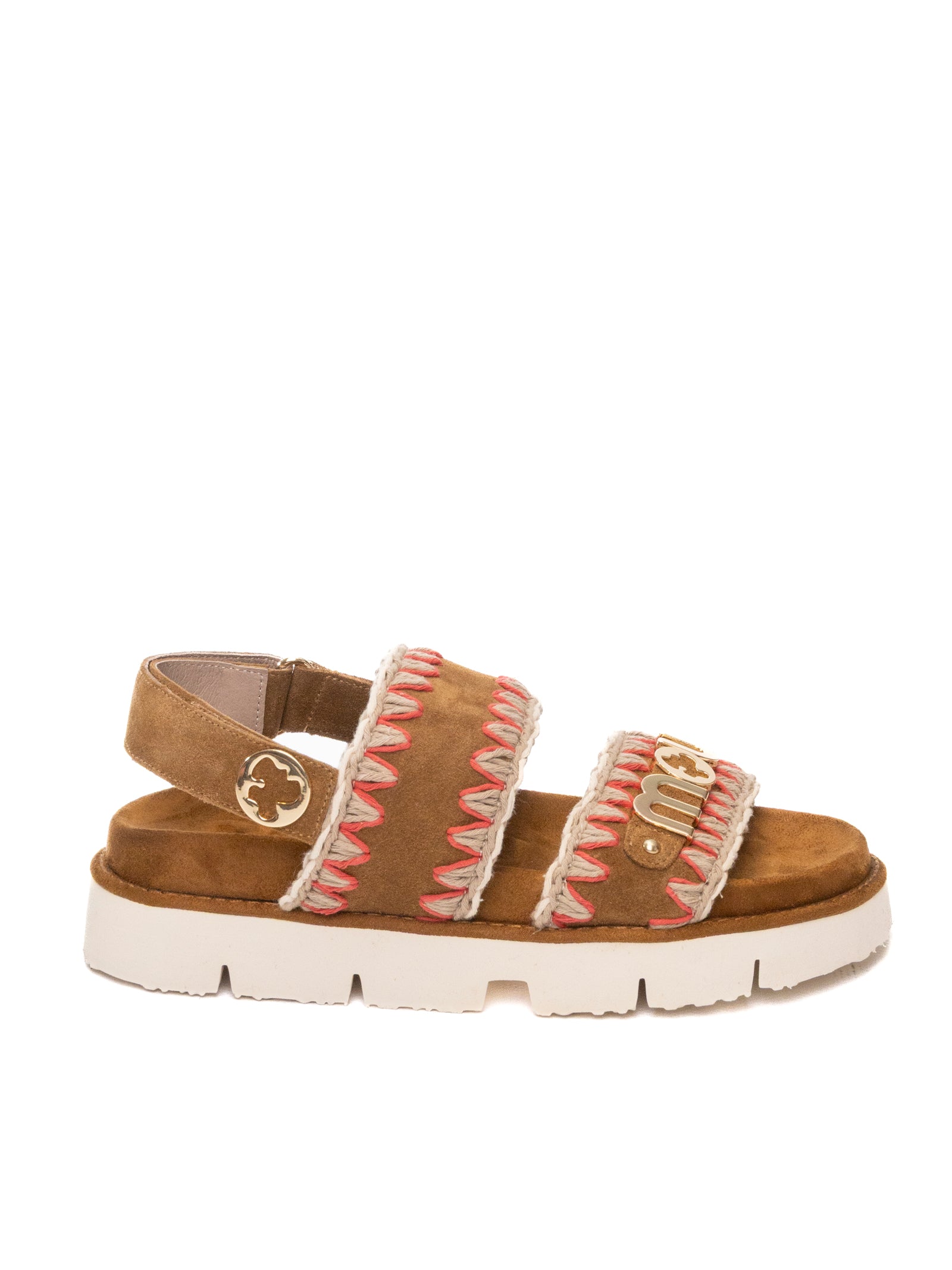 MOU Sandalo camoscio cognac 461011A CAM-COG