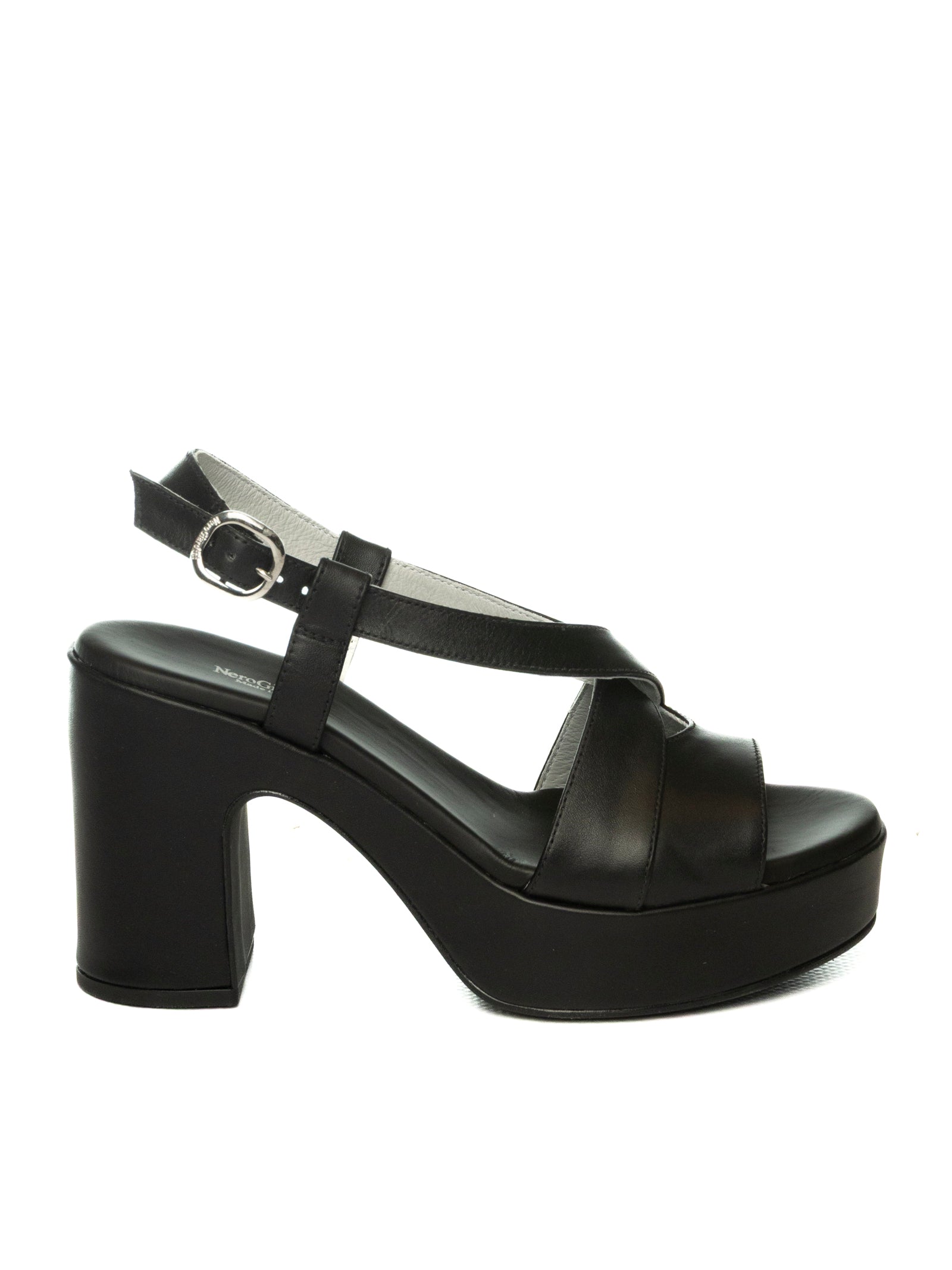 NERO GIARDINI Sandalo pelle nero 513640 TAMIGI-NERO