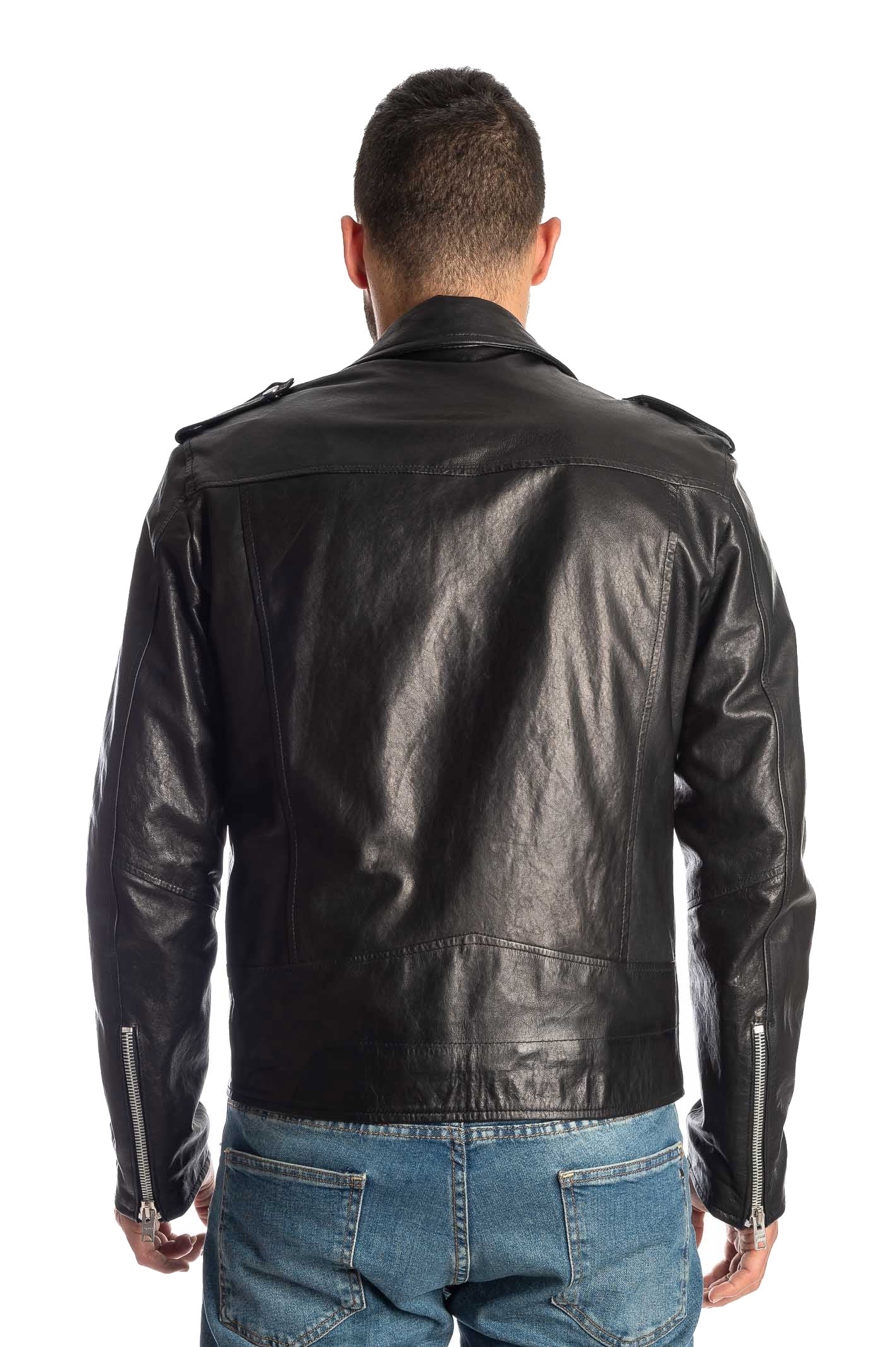 PK BY PASKAL Chiodo nappa naturale nero 752 NAPPA NAT-NERO