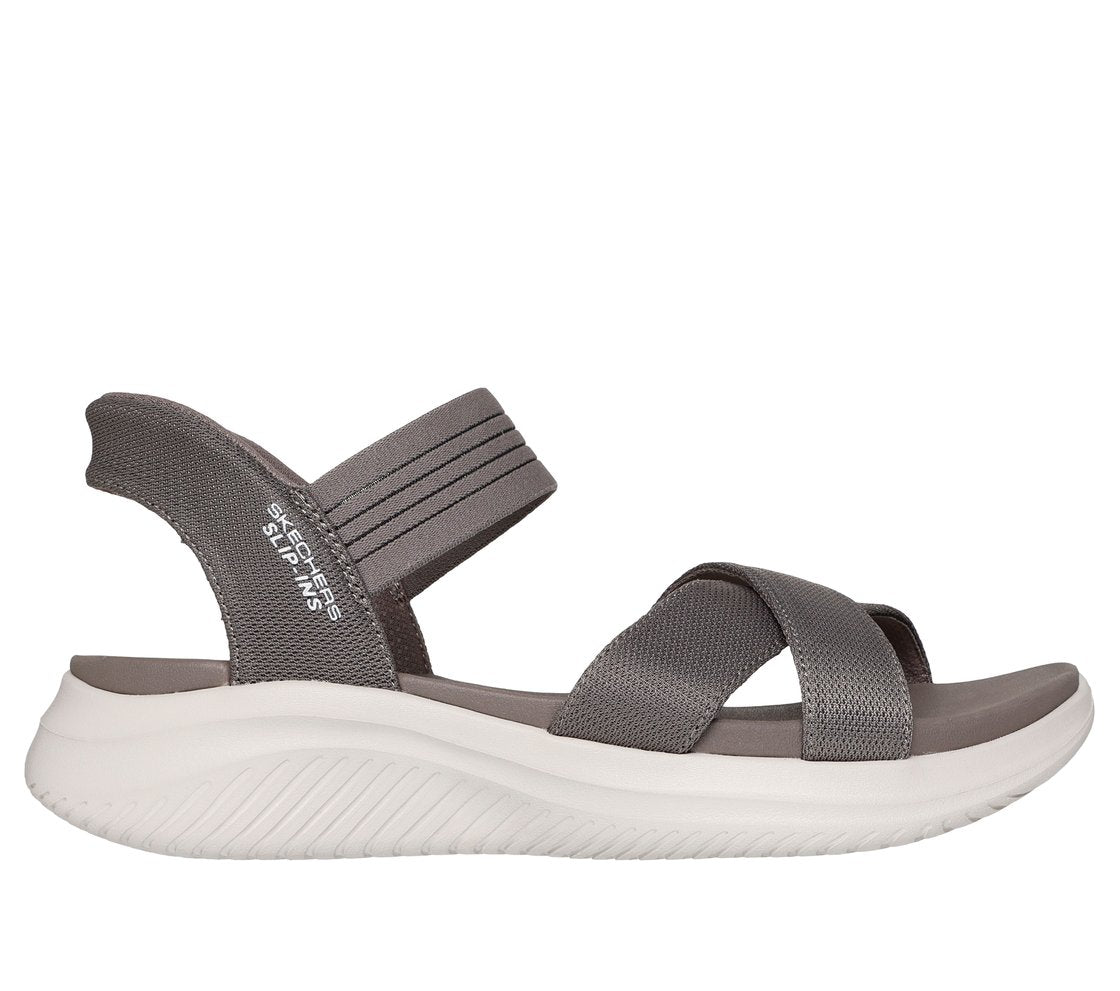 SKECHERS Sandalo ultra flex taupe 119975 ULTRAFLEX-DKTP