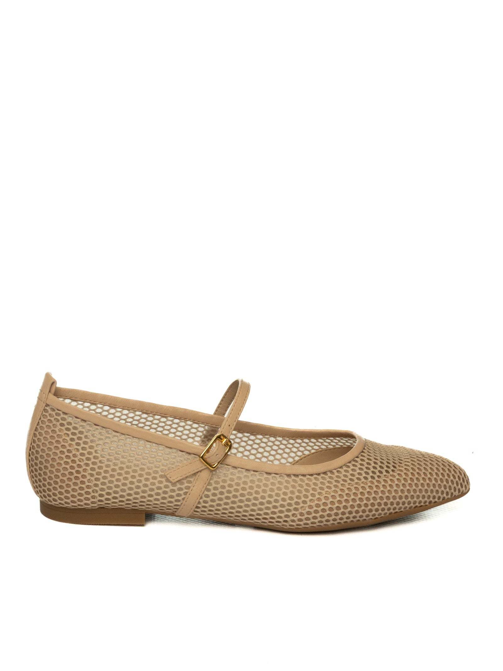 UNISA Ballerina tessuto nude ALBEGA PELLE/RETE-SKIN