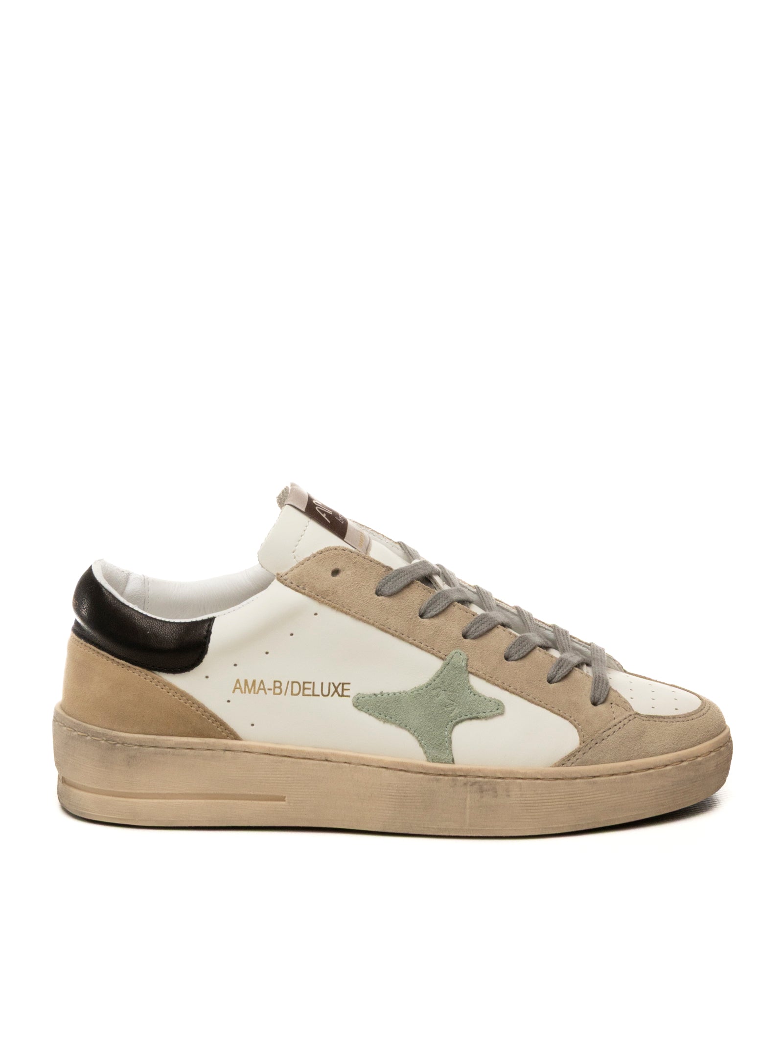 AMA BRAND DELUXE Sneaker slam bianco/verde SLAM U 4538-BIA/VERDE