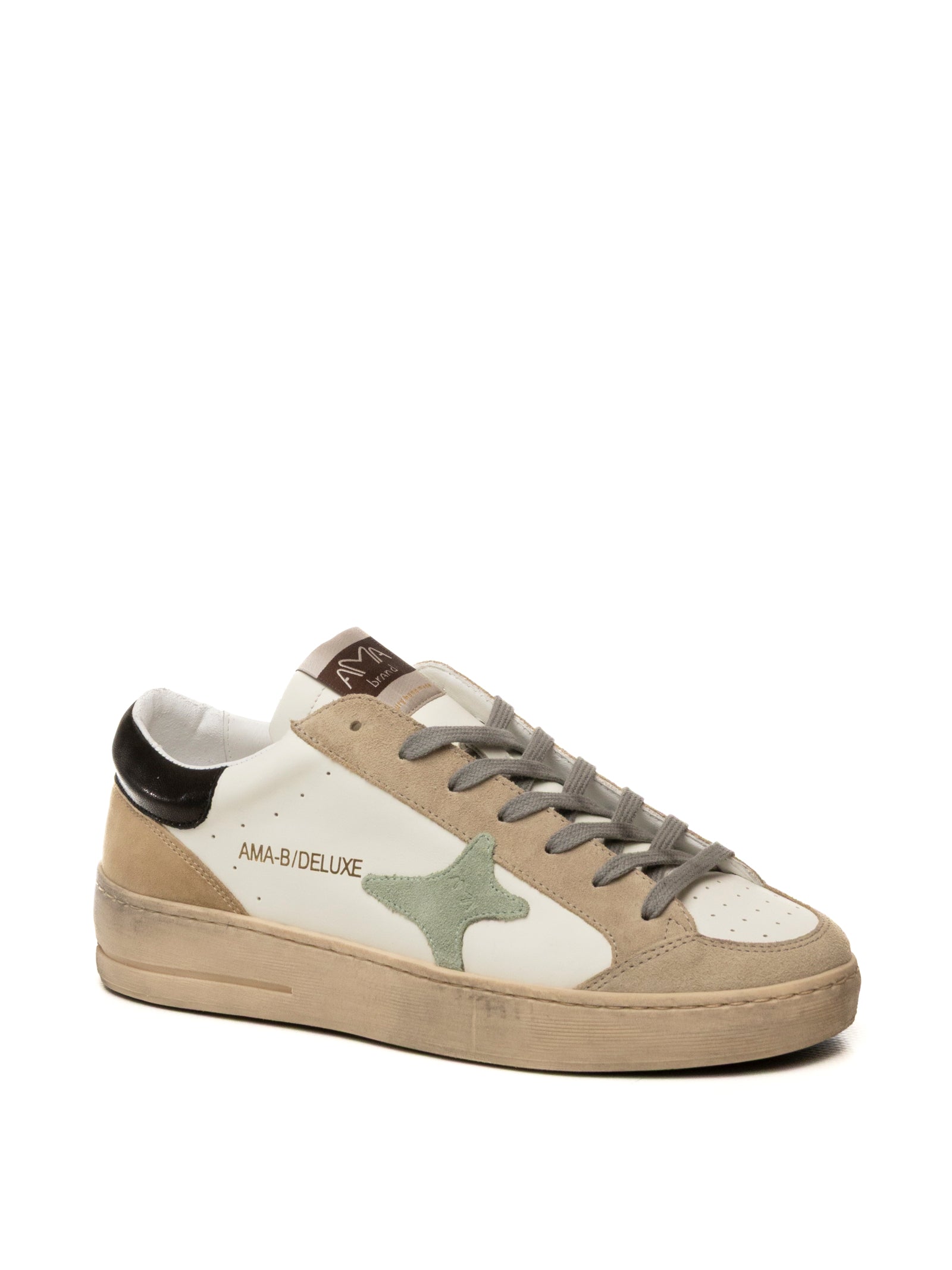 AMA BRAND DELUXE Sneaker slam bianco/verde SLAM U 4538-BIA/VERDE