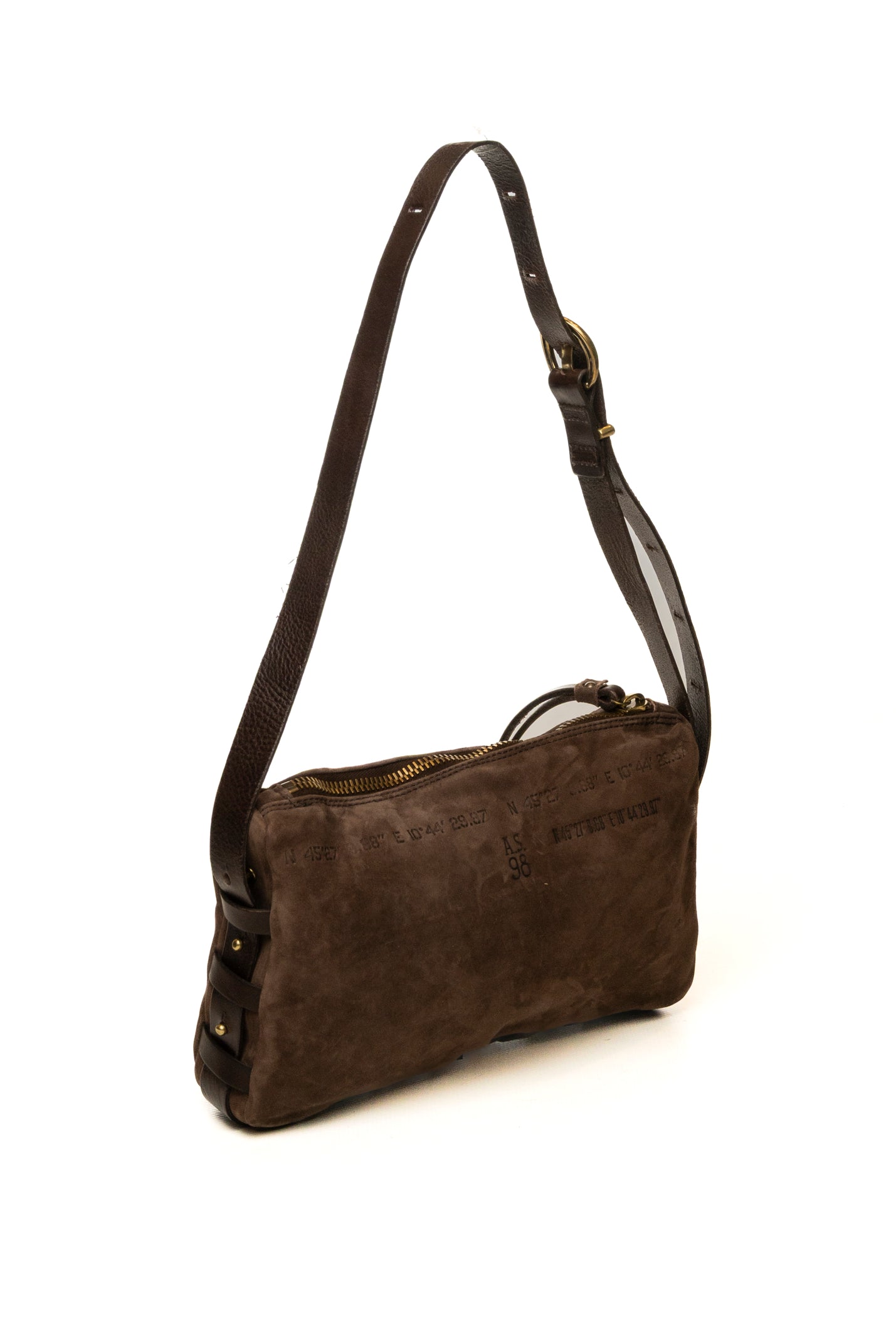 AS98 borsa a spalla ebano 200789 PELLE-EBANO