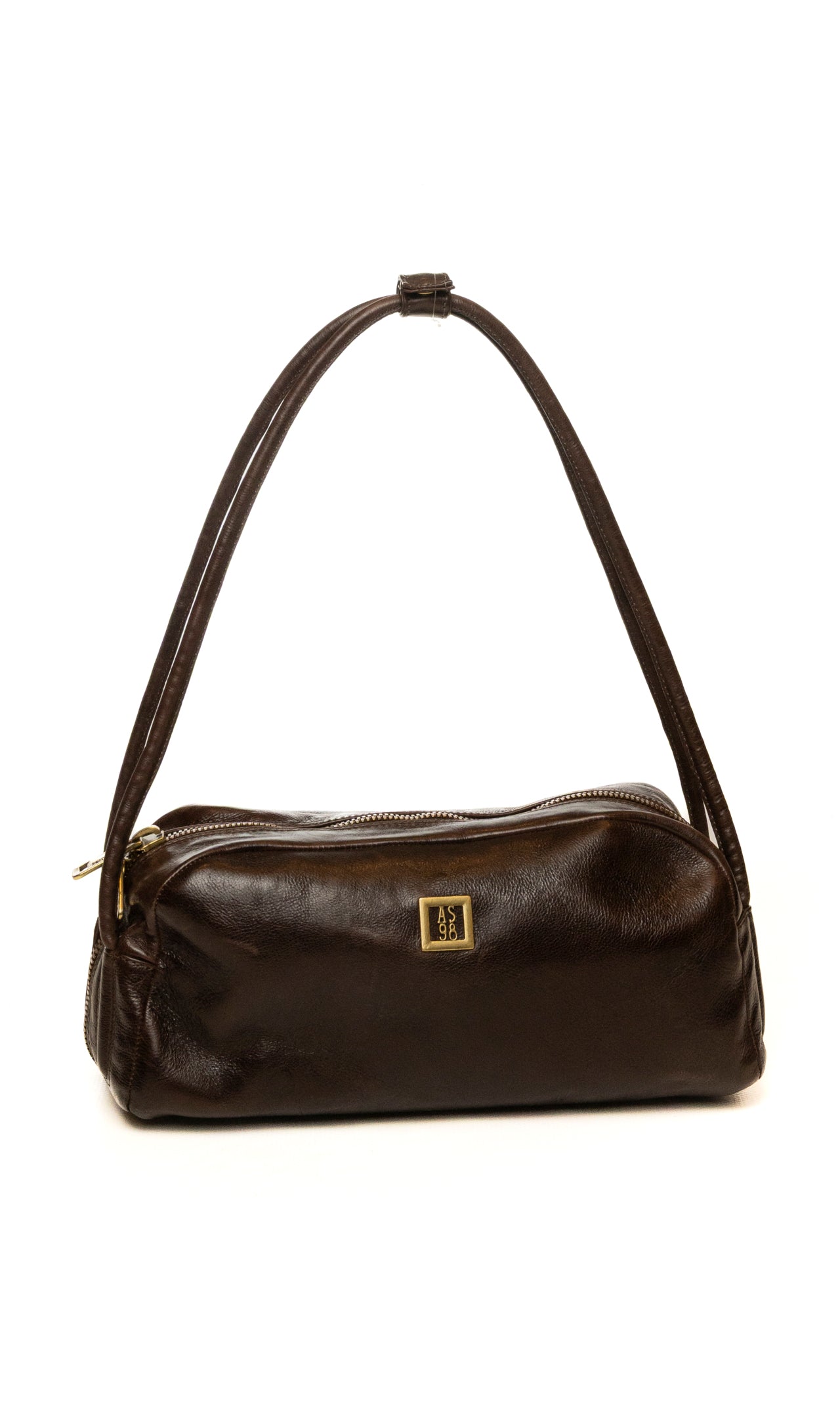 AS98 borsa a spalla ebano 200797 PELLE-EBANO