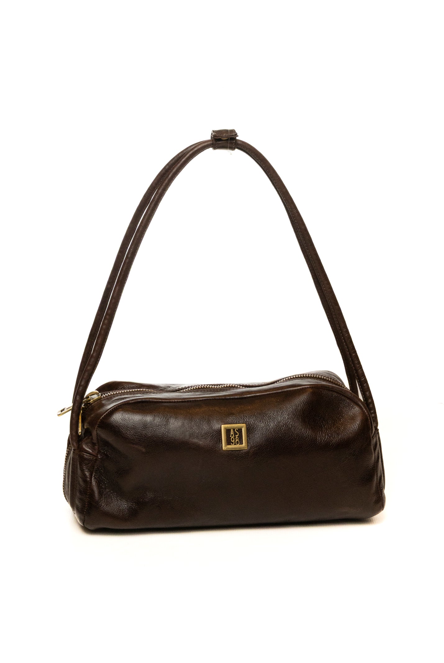 AS98 borsa a spalla ebano 200797 PELLE-EBANO