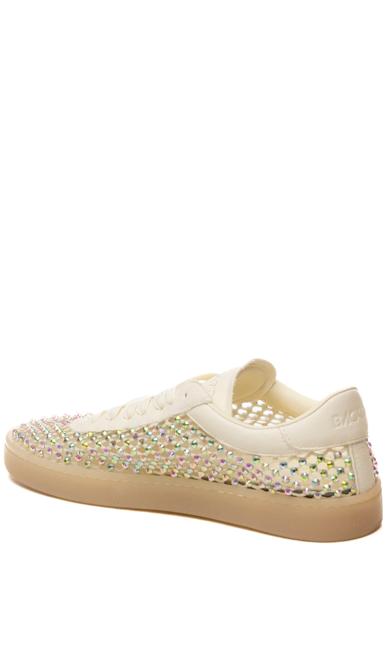 BACK 70 Sneaker glam strass bianco GLAM STRASS-61 WHITE