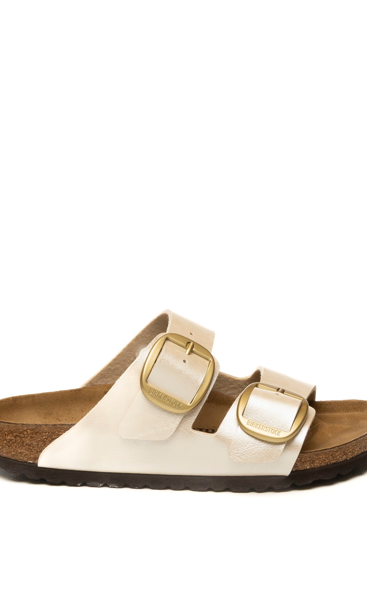 BIRKENSTOCK Arizona big buckle laminato pearl white ARIZONA BIG BUCKLE 1020021-PEARL WHITE
