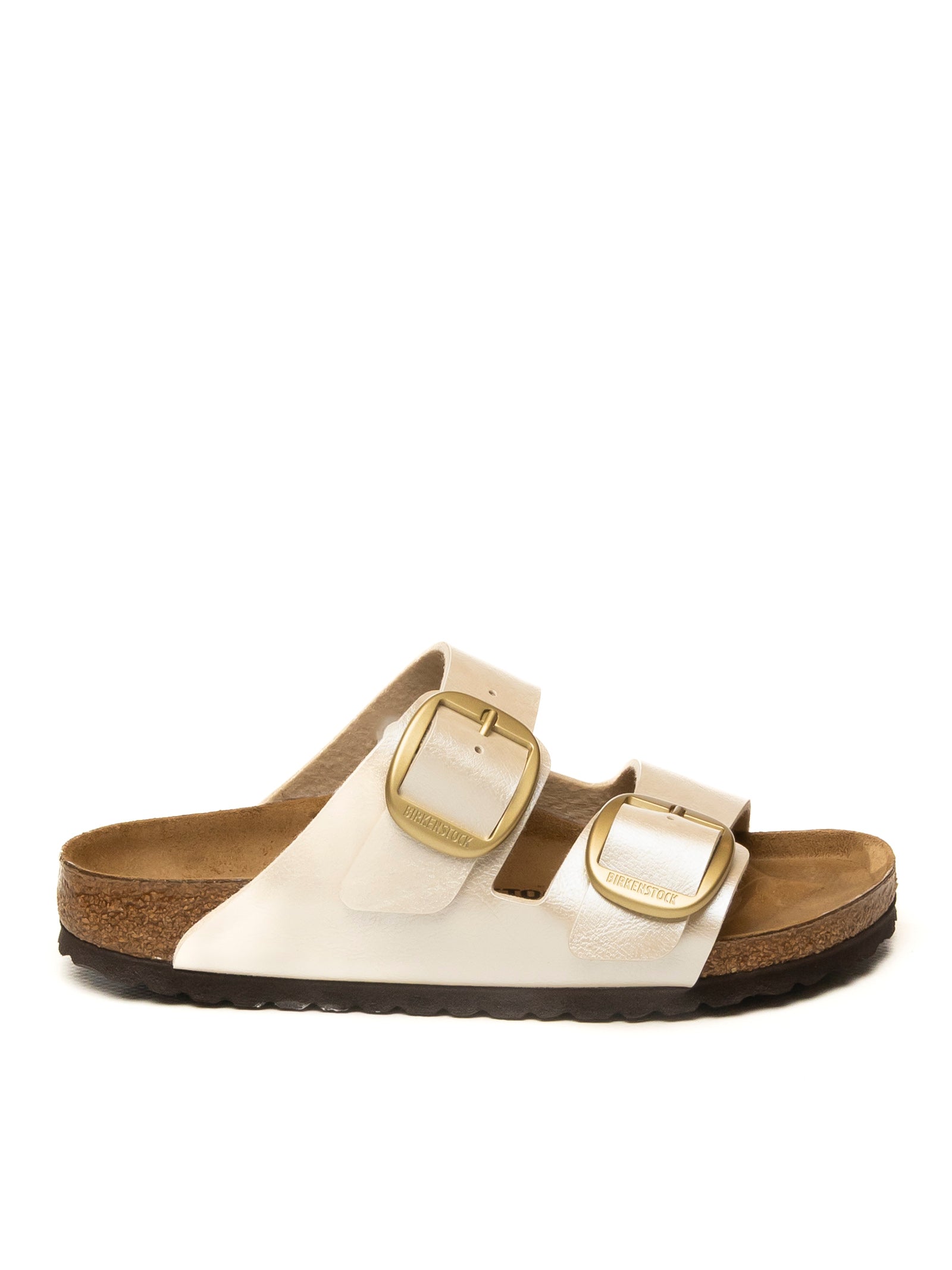 BIRKENSTOCK Arizona big buckle laminato pearl white ARIZONA BIG BUCKLE 1020021-PEARL WHITE