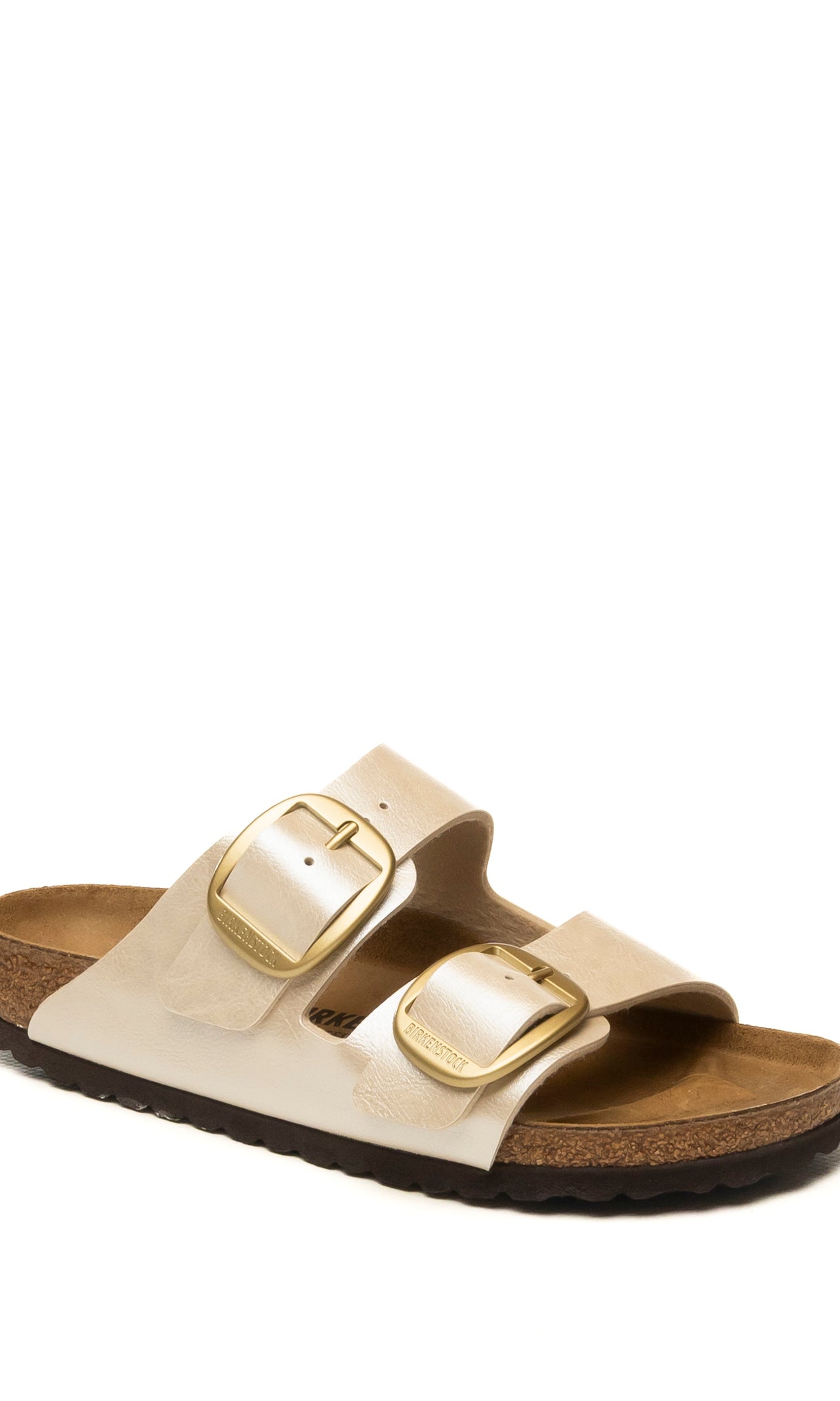 BIRKENSTOCK Arizona big buckle laminato pearl white ARIZONA BIG BUCKLE 1020021-PEARL WHITE