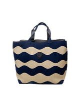 Crema/blu scuro