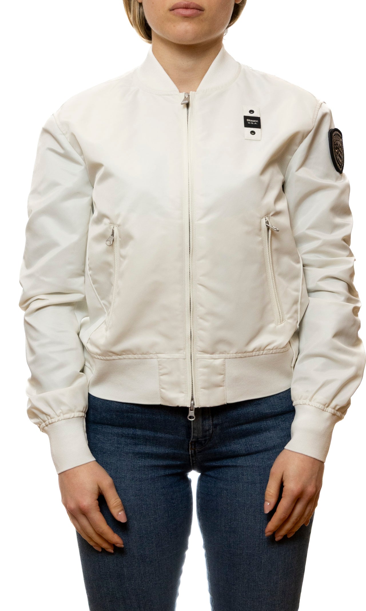 BLAUER giubbino laurie bianco C01218 LAURIE-102
