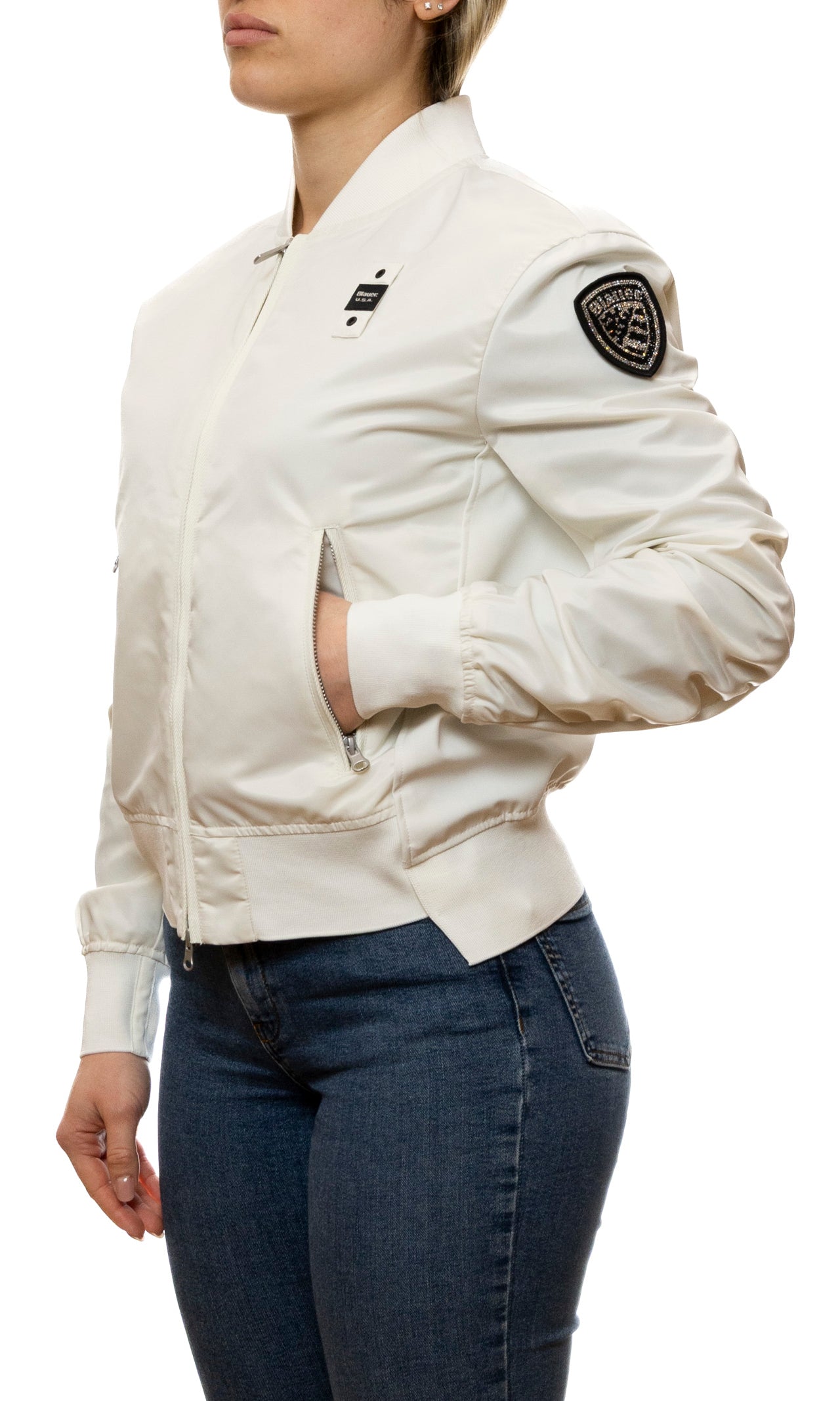 BLAUER giubbino laurie bianco C01218 LAURIE-102