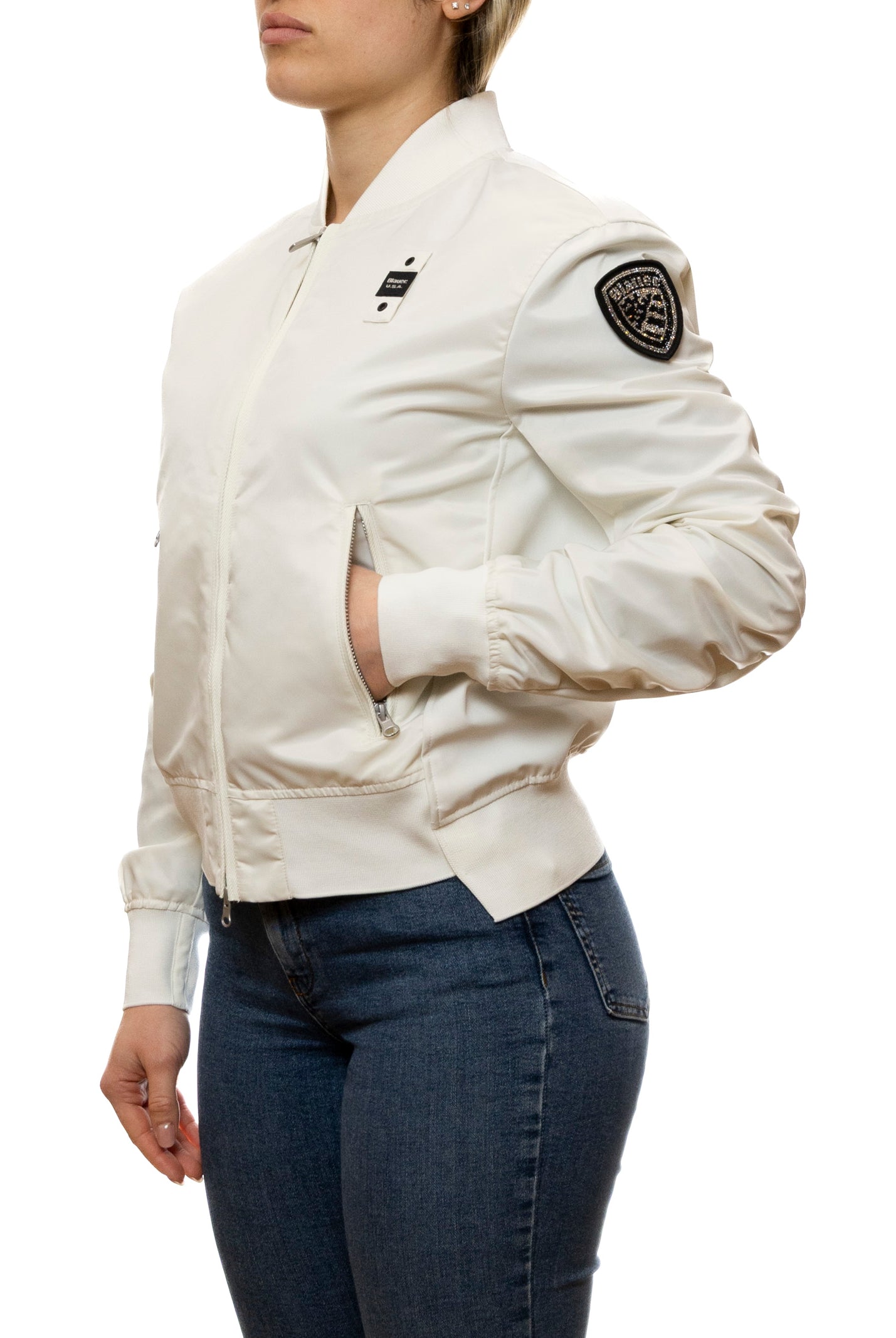 BLAUER giubbino laurie bianco C01218 LAURIE-102