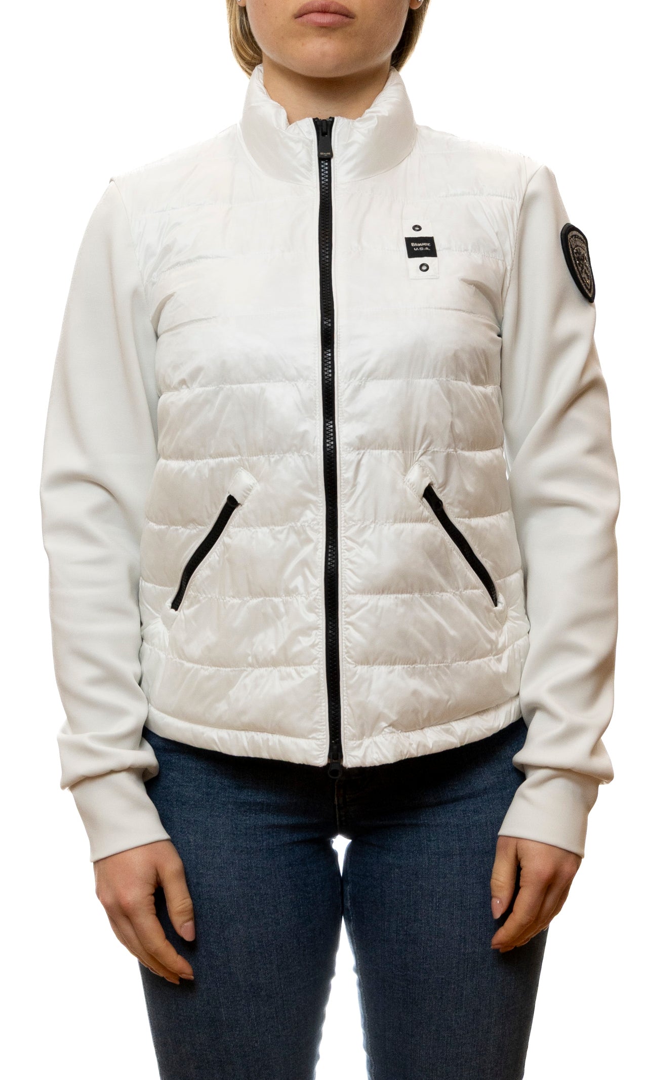 BLAUER giubbino haskel bianco C02206 HASKEL-102