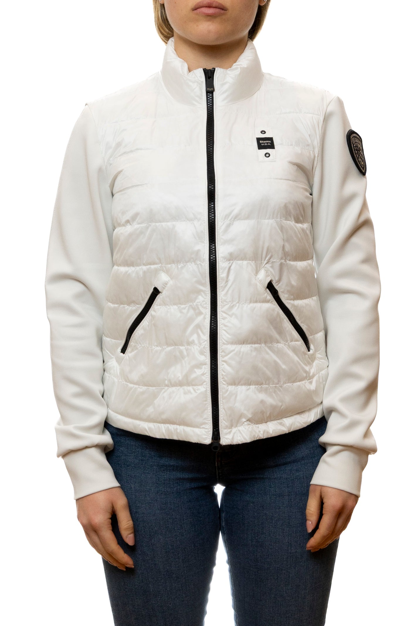 BLAUER giubbino haskel bianco C02206 HASKEL-102
