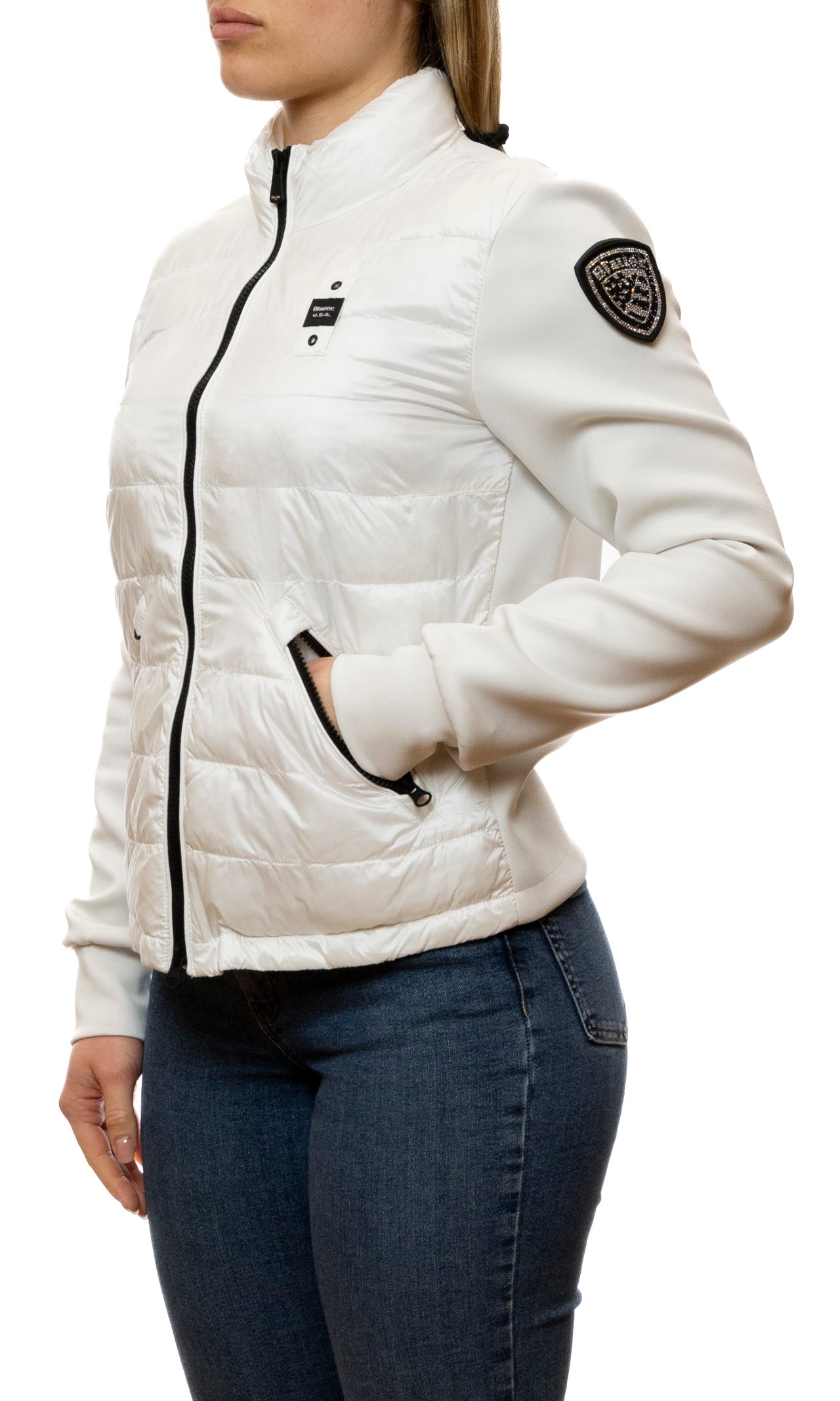 BLAUER giubbino haskel bianco C02206 HASKEL-102