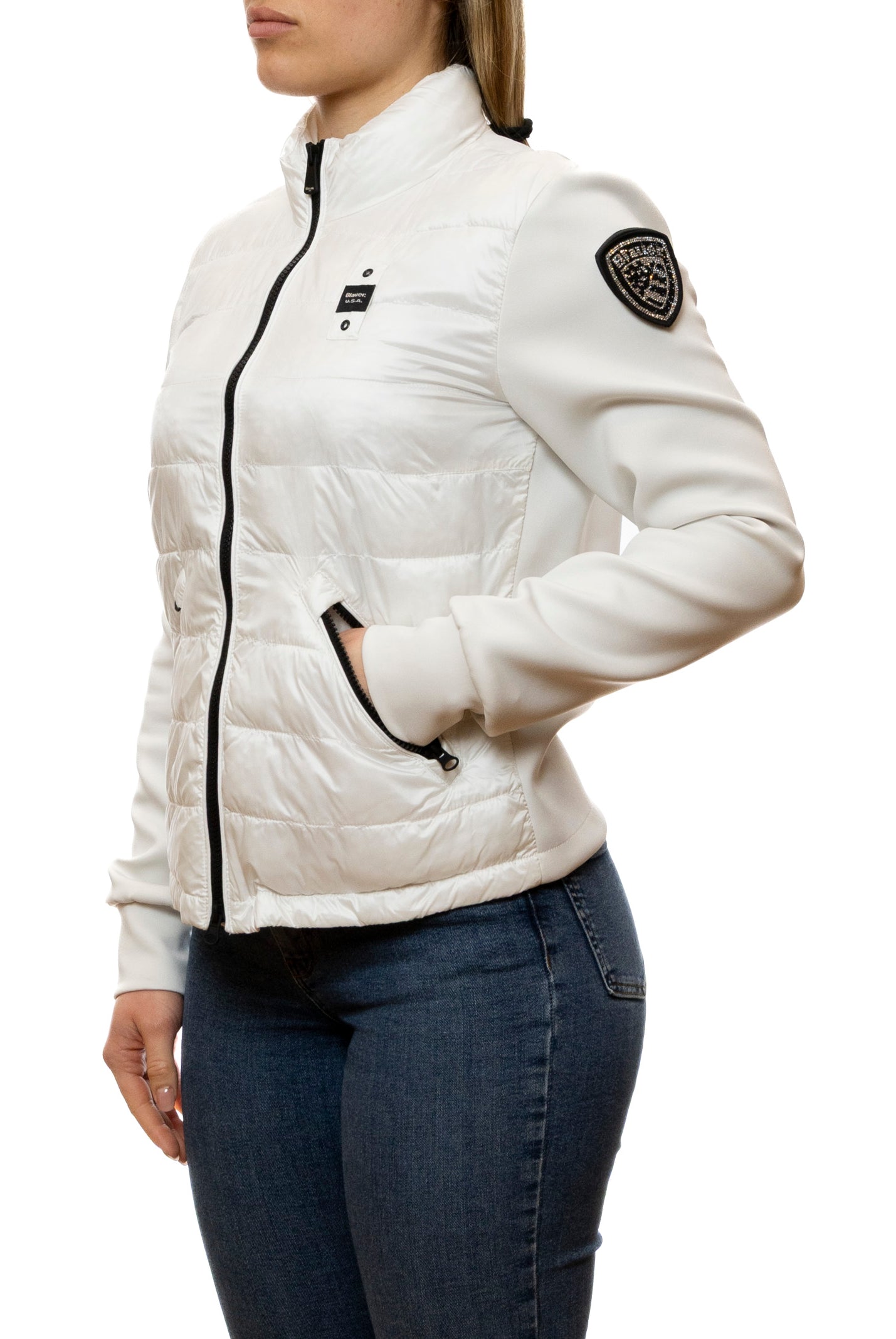 BLAUER giubbino haskel bianco C02206 HASKEL-102