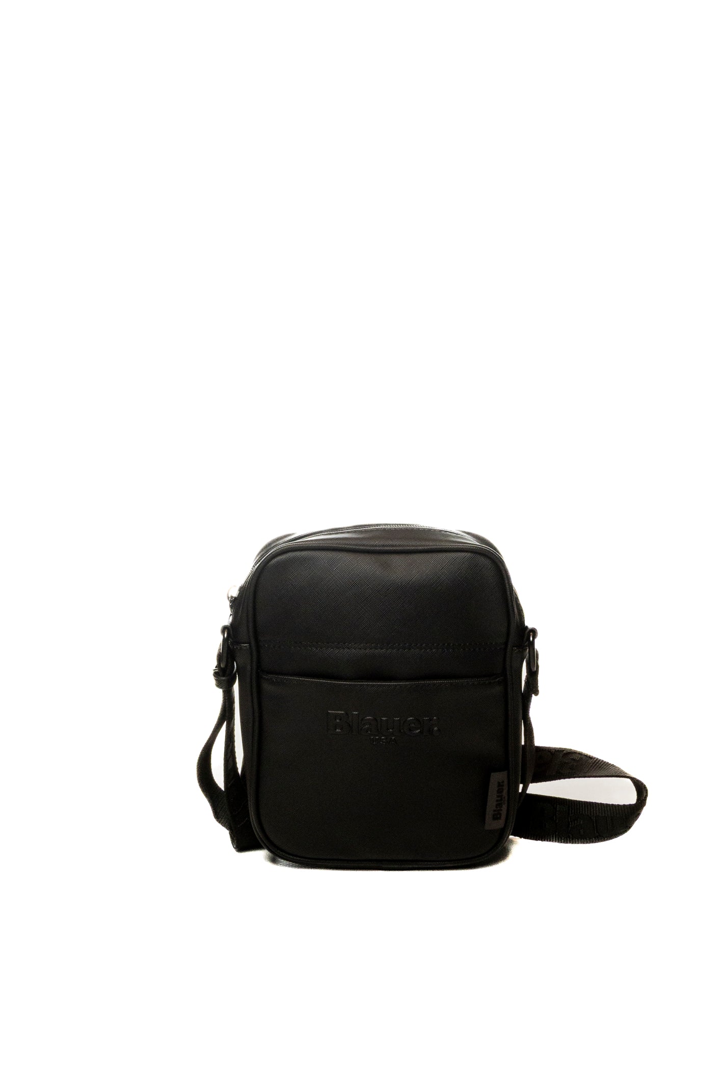 BLAUER borsa a spalla pelle nero FORT03 PELLE-BLACK
