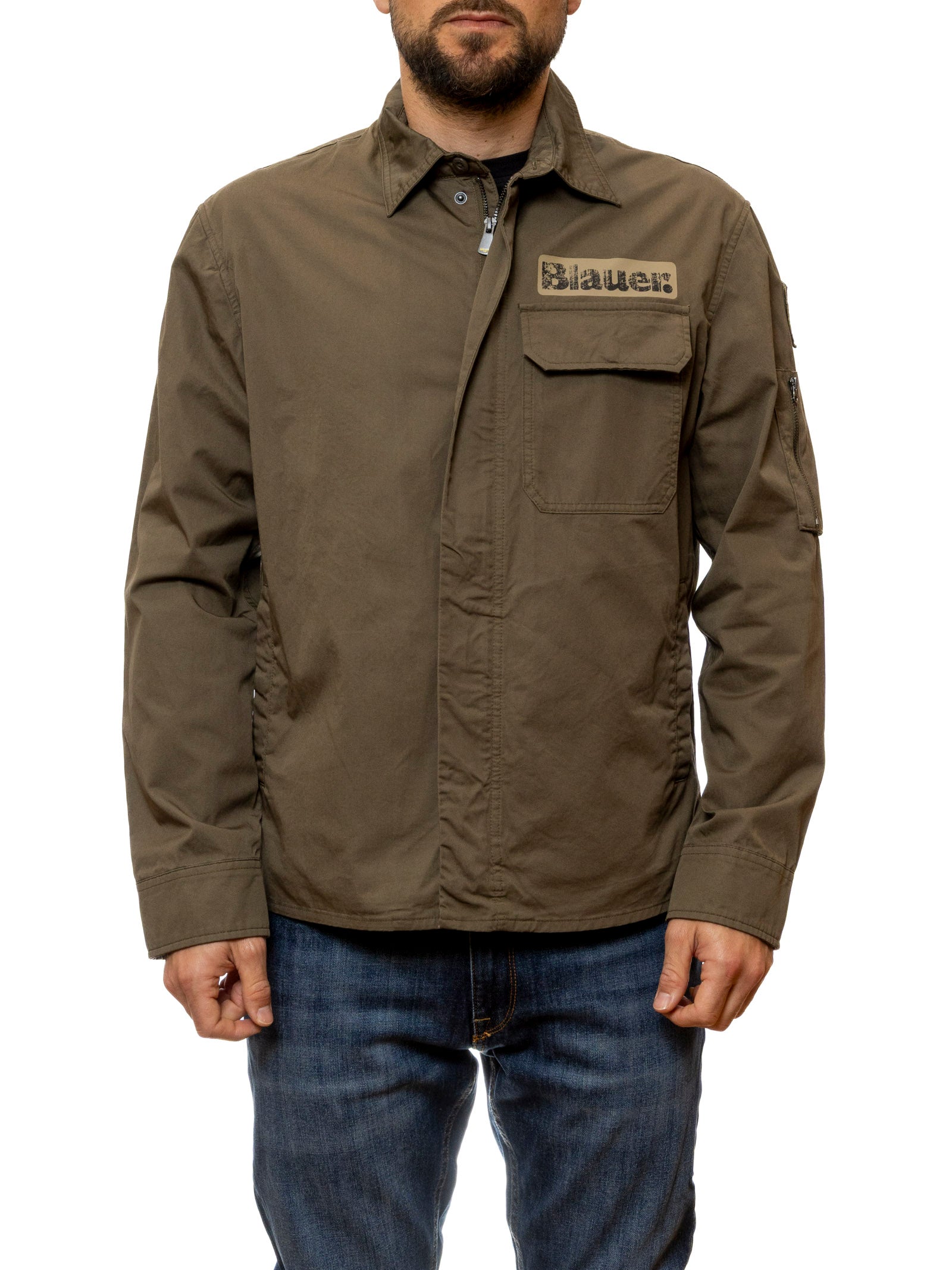 BLAUER giubbino lambert verde S04360 LAMBERT-60H