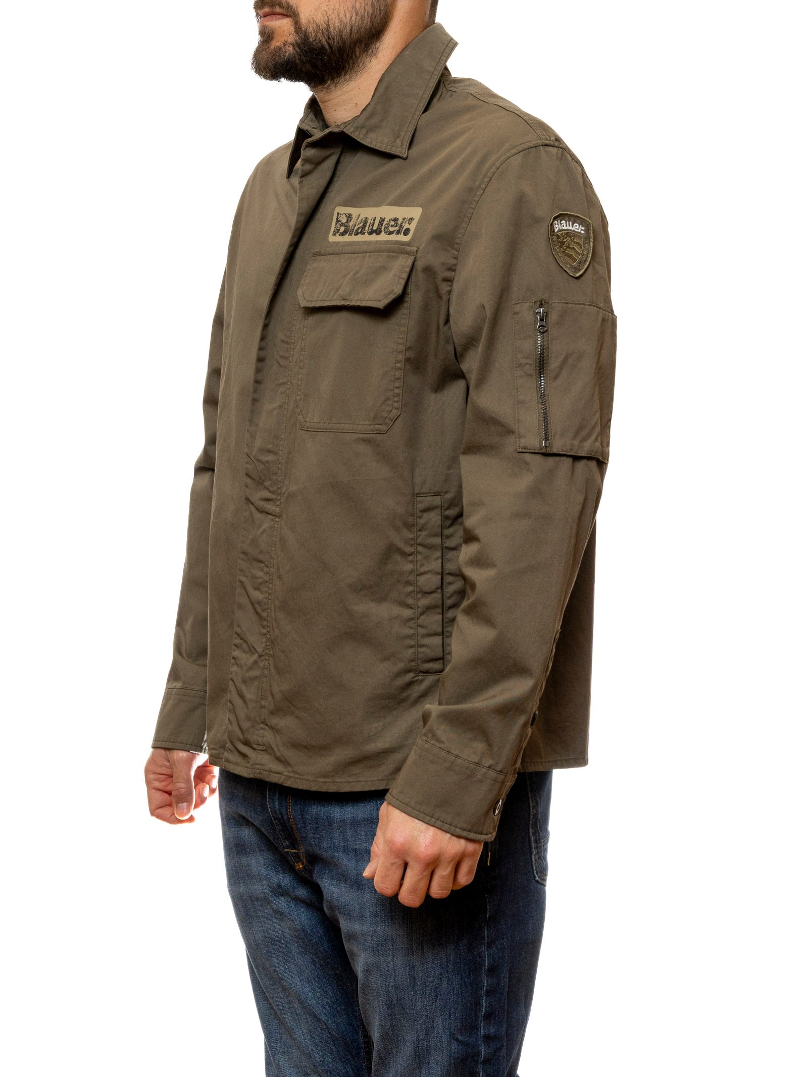 BLAUER giubbino lambert verde S04360 LAMBERT-60H