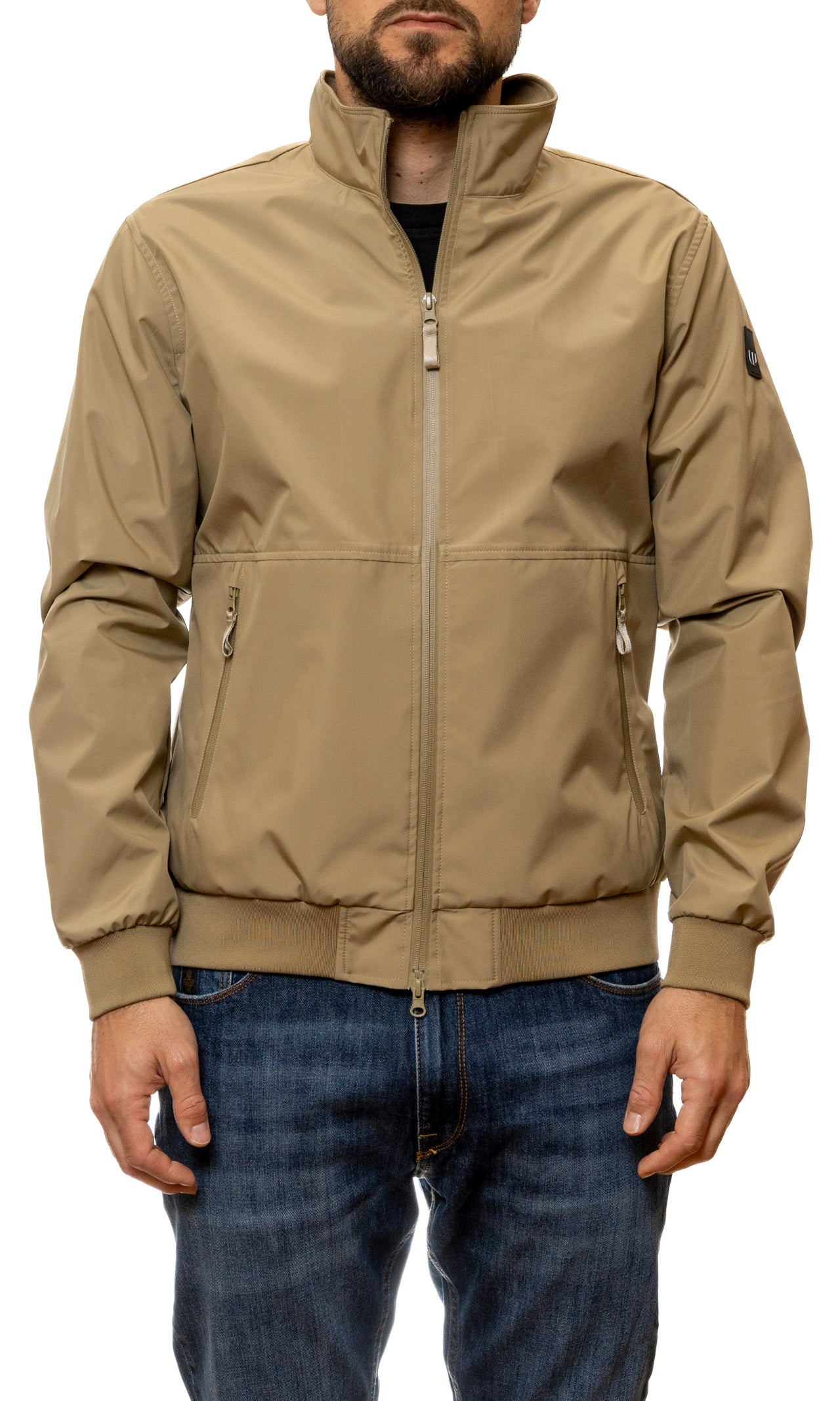 CENSURED giubbino nylon marrone JMC-159 THP04-04