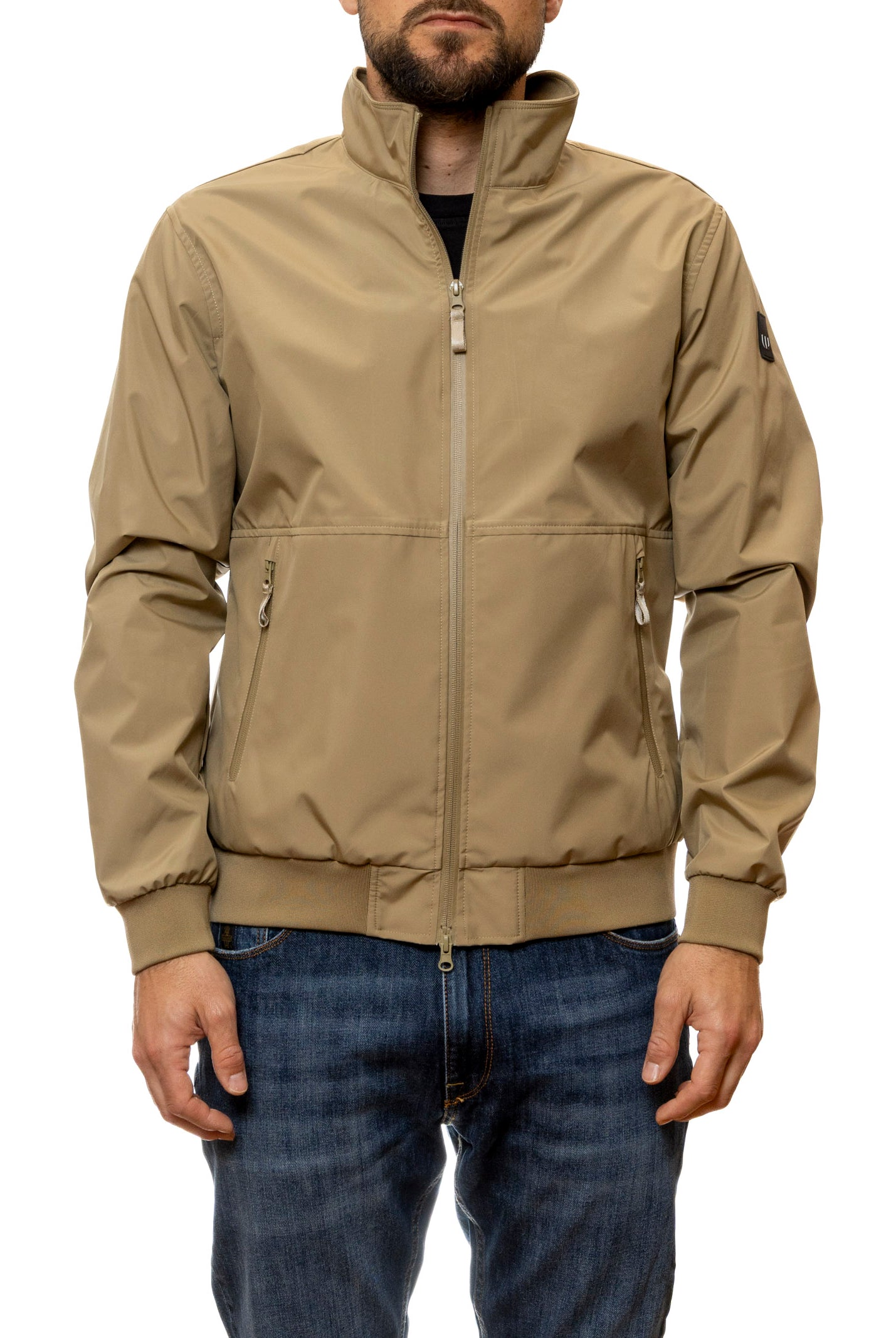 CENSURED giubbino nylon marrone JMC-159 THP04-04
