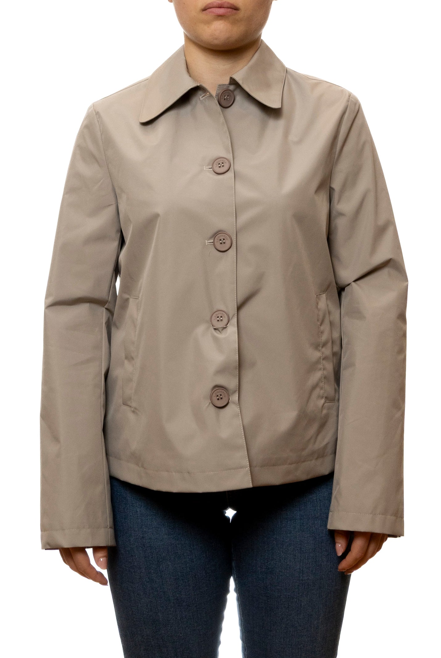 CENSURED giubbino nylon taupe JWC-188 TPOL5-132