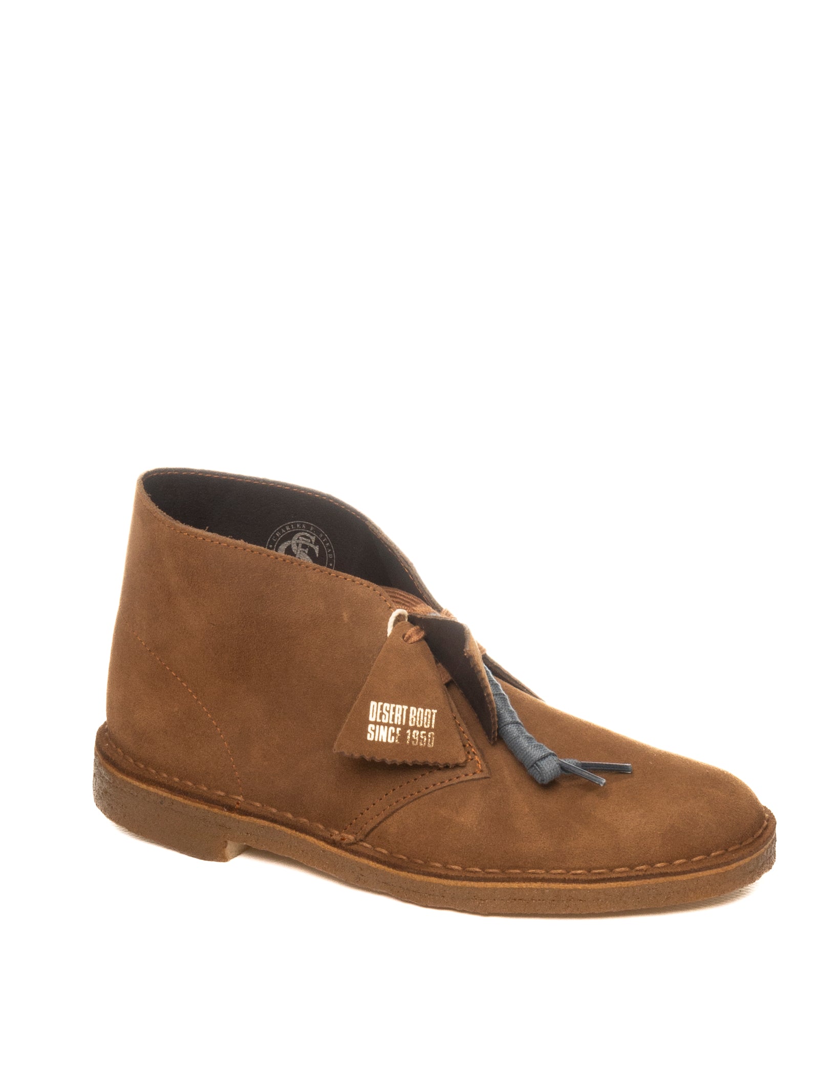 CLARKS ORIGINAL Polacchino desert boot cuoio DESERT-BOOT CAM-COLA