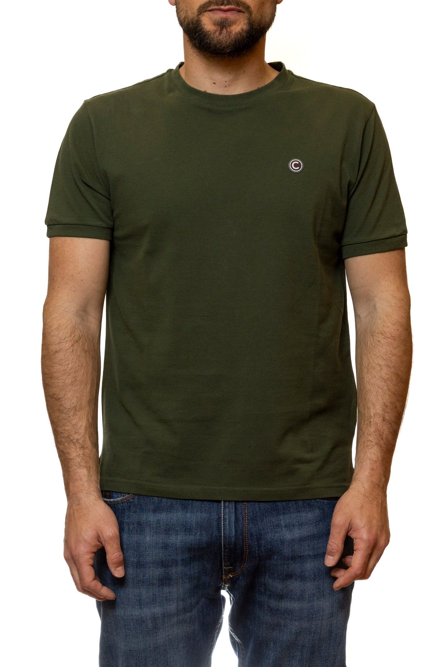 COLMAR girocollo piquet verde 7569R 7XH-769