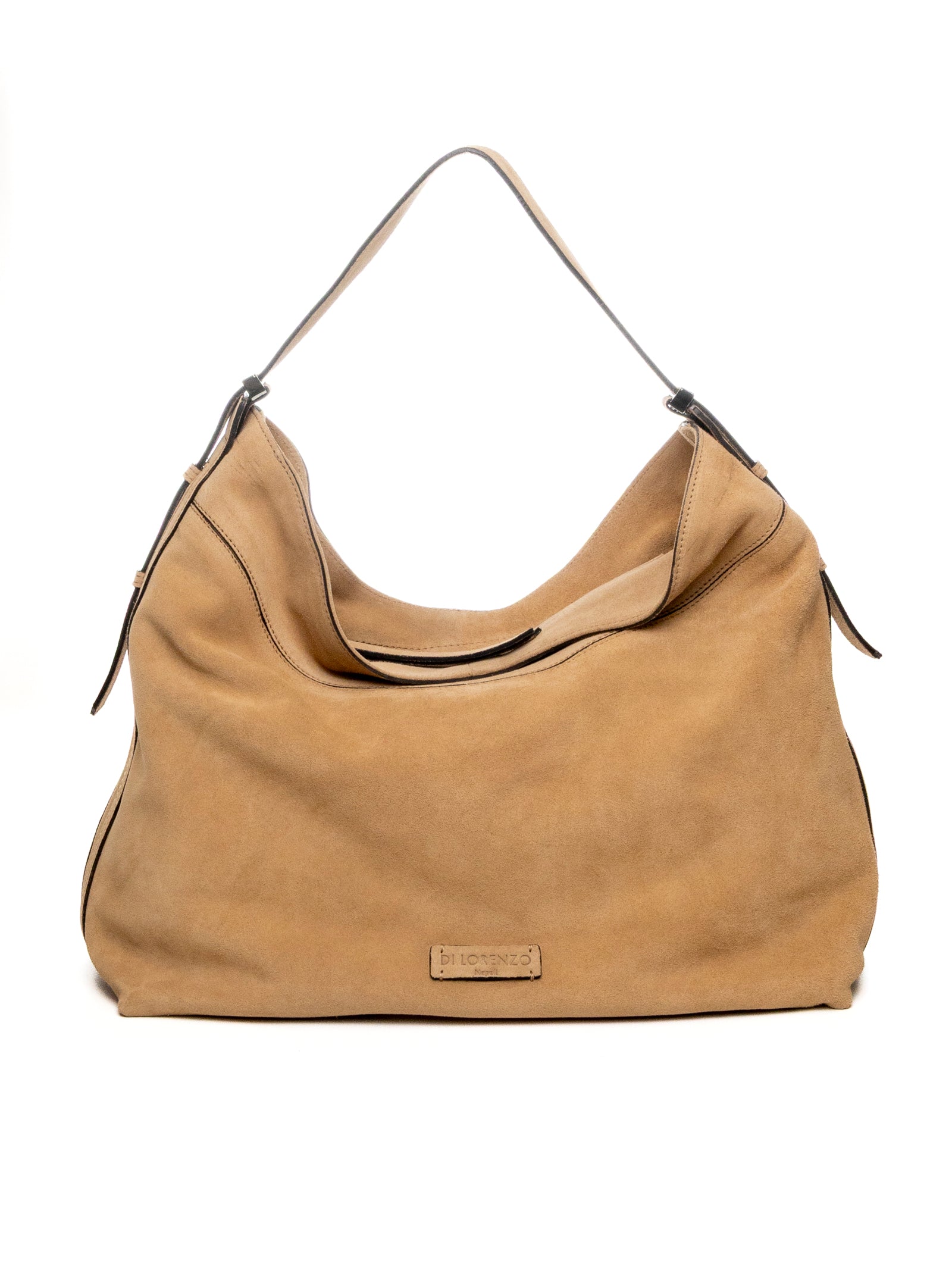 DI LORENZO borsa a spalla manuela beige MANUELA CAMOSCIO-BEIGE