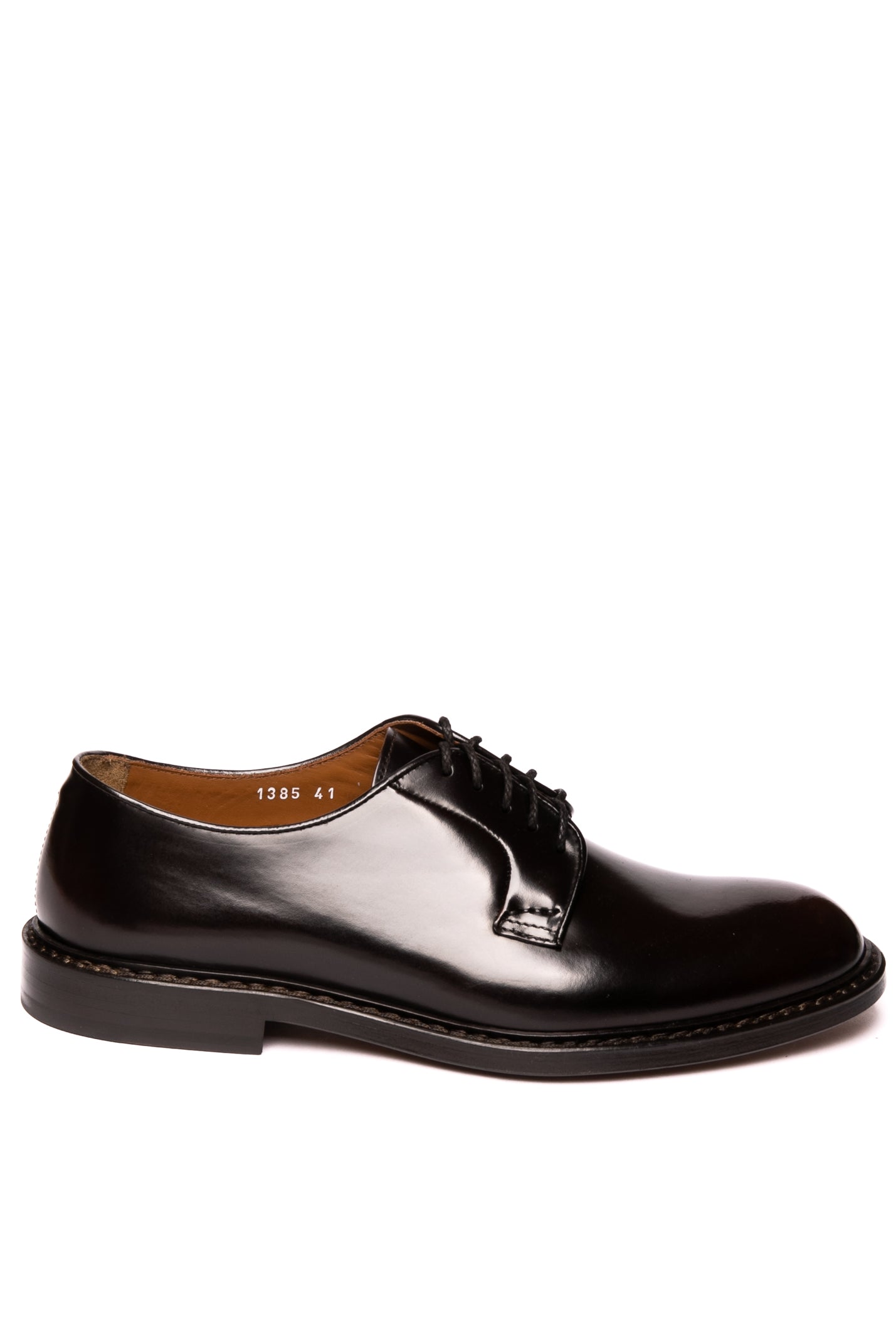 DOUCAL'S Stringata derby spazzolato moro 1385 HORSE-EBANO