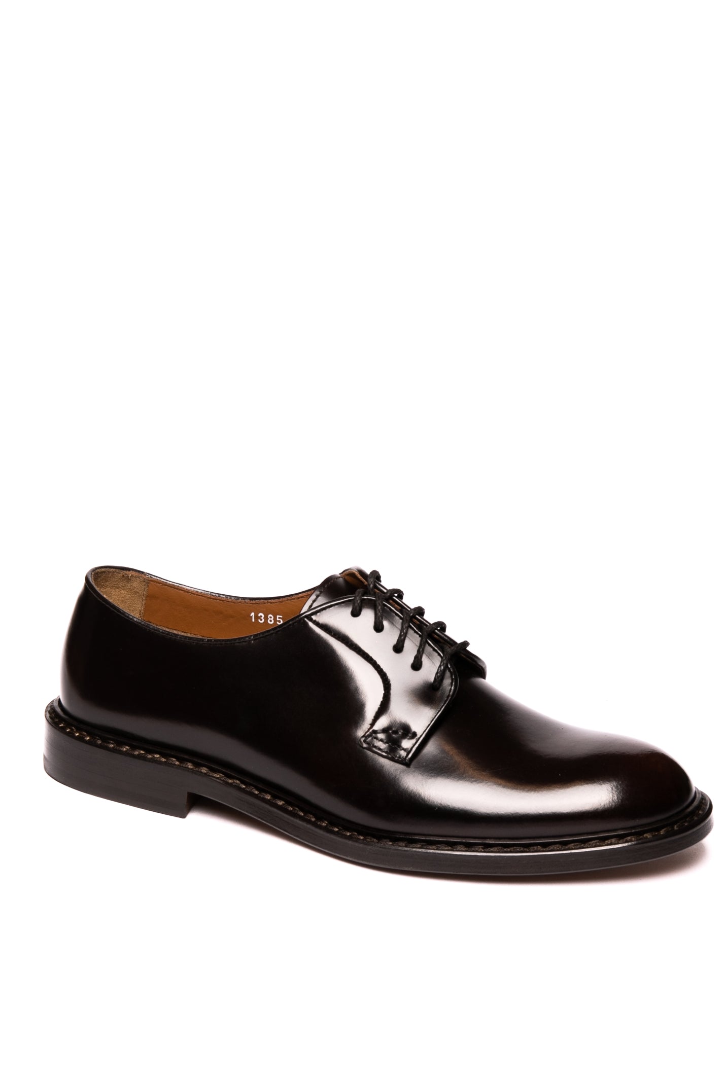 DOUCAL'S Stringata derby spazzolato moro 1385 HORSE-EBANO