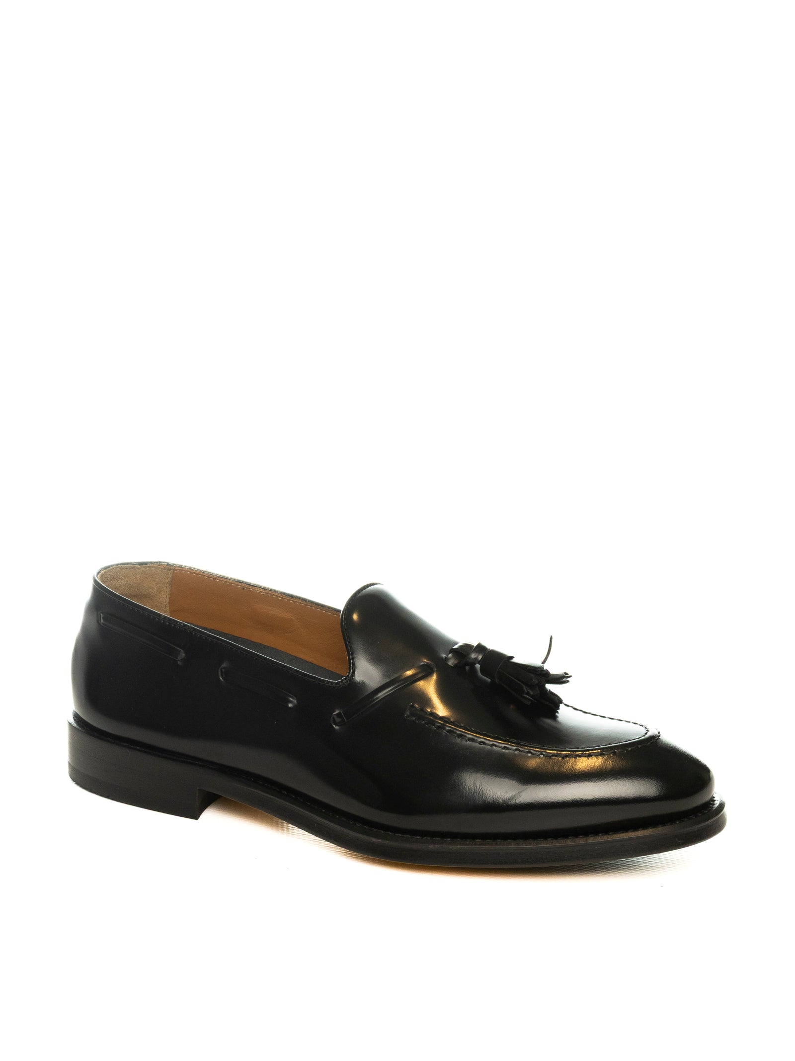 DOUCAL'S Mocassino nappine spazzolato nero 3339 HORSE-NERO