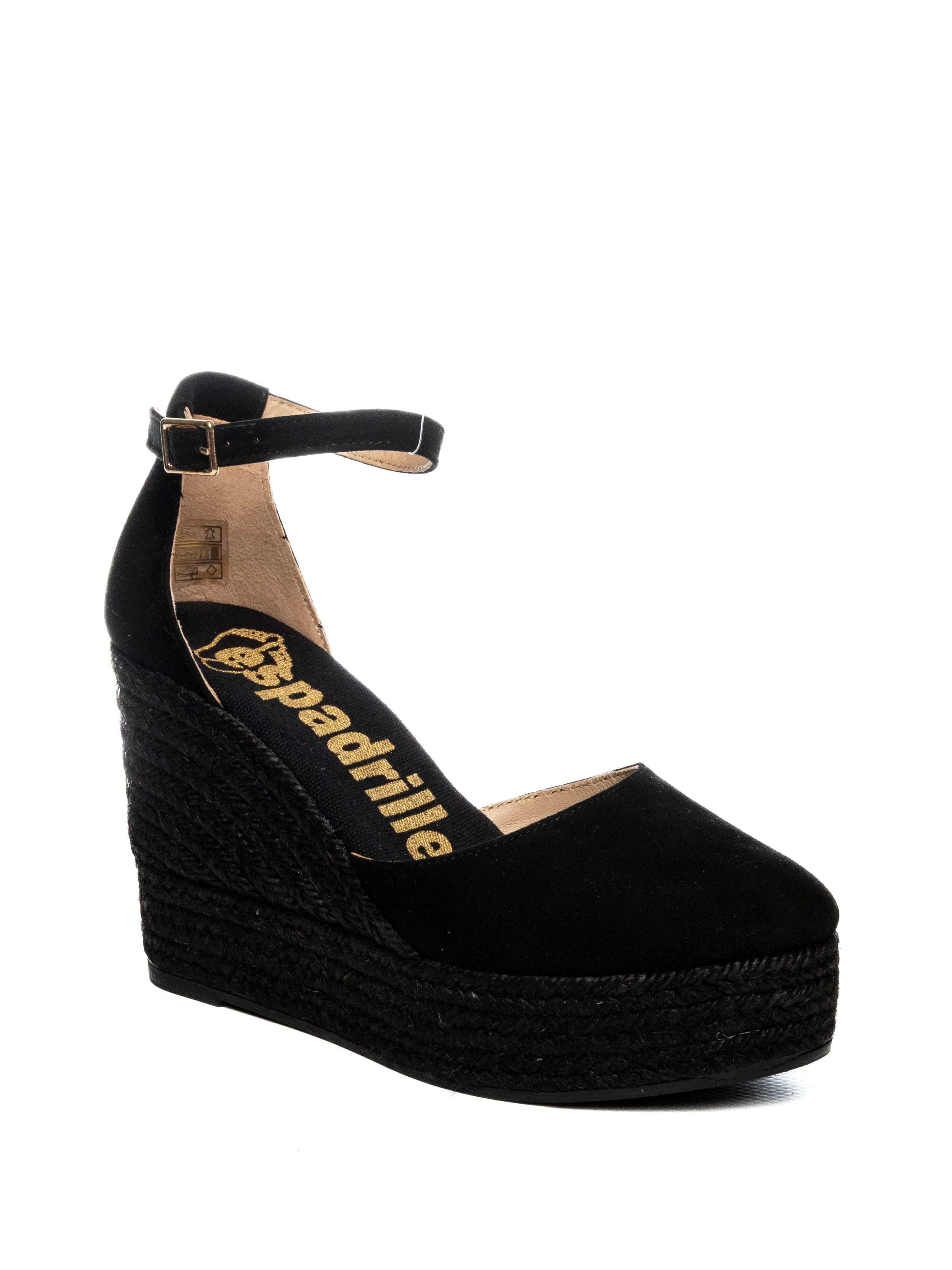 ESPADRILLES Espadrillas anna camoscio nero ANNA 2 ANTE-NEGRO