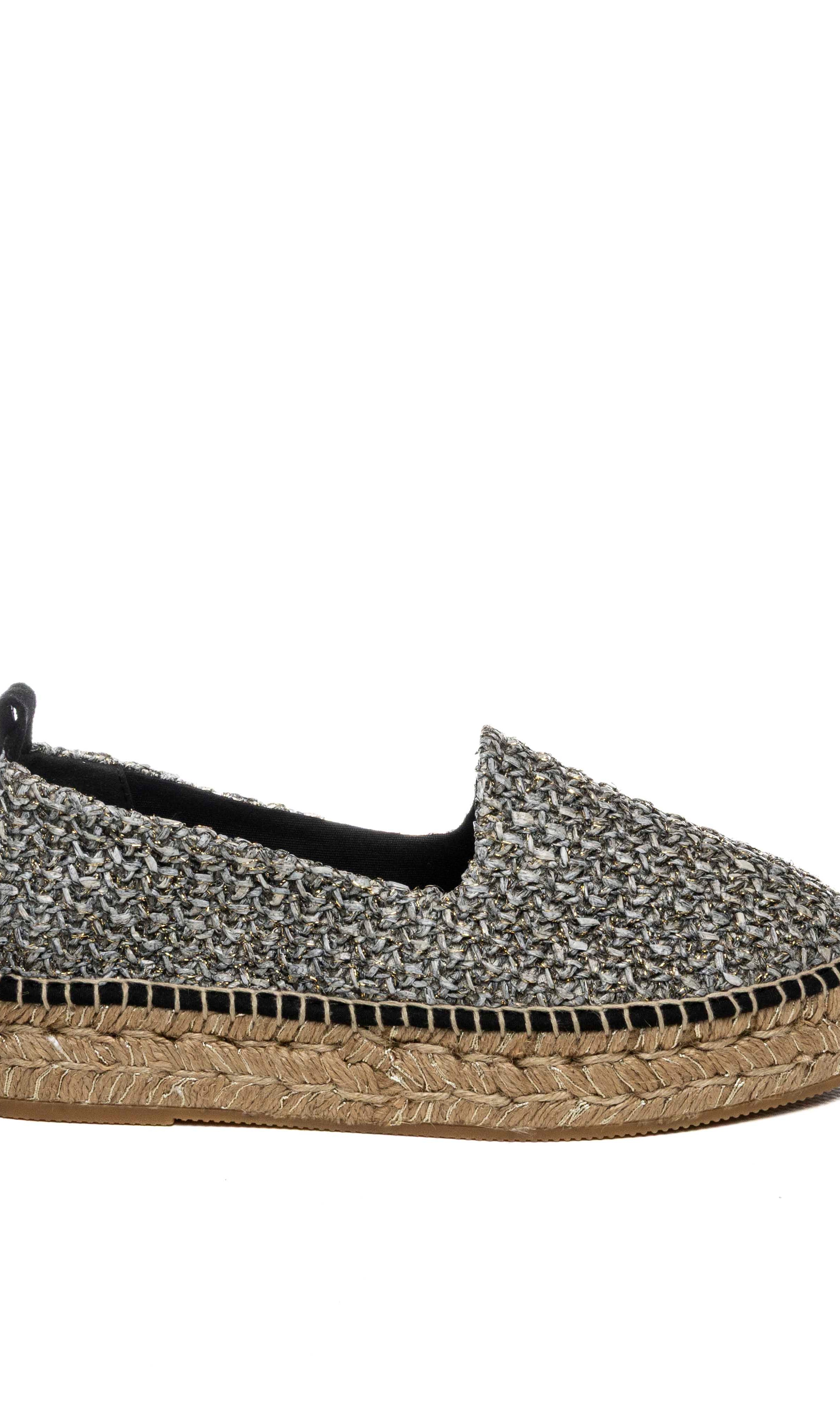 ESPADRILLES Espadrillas dopo negro DOPO MONTE-NEGRO