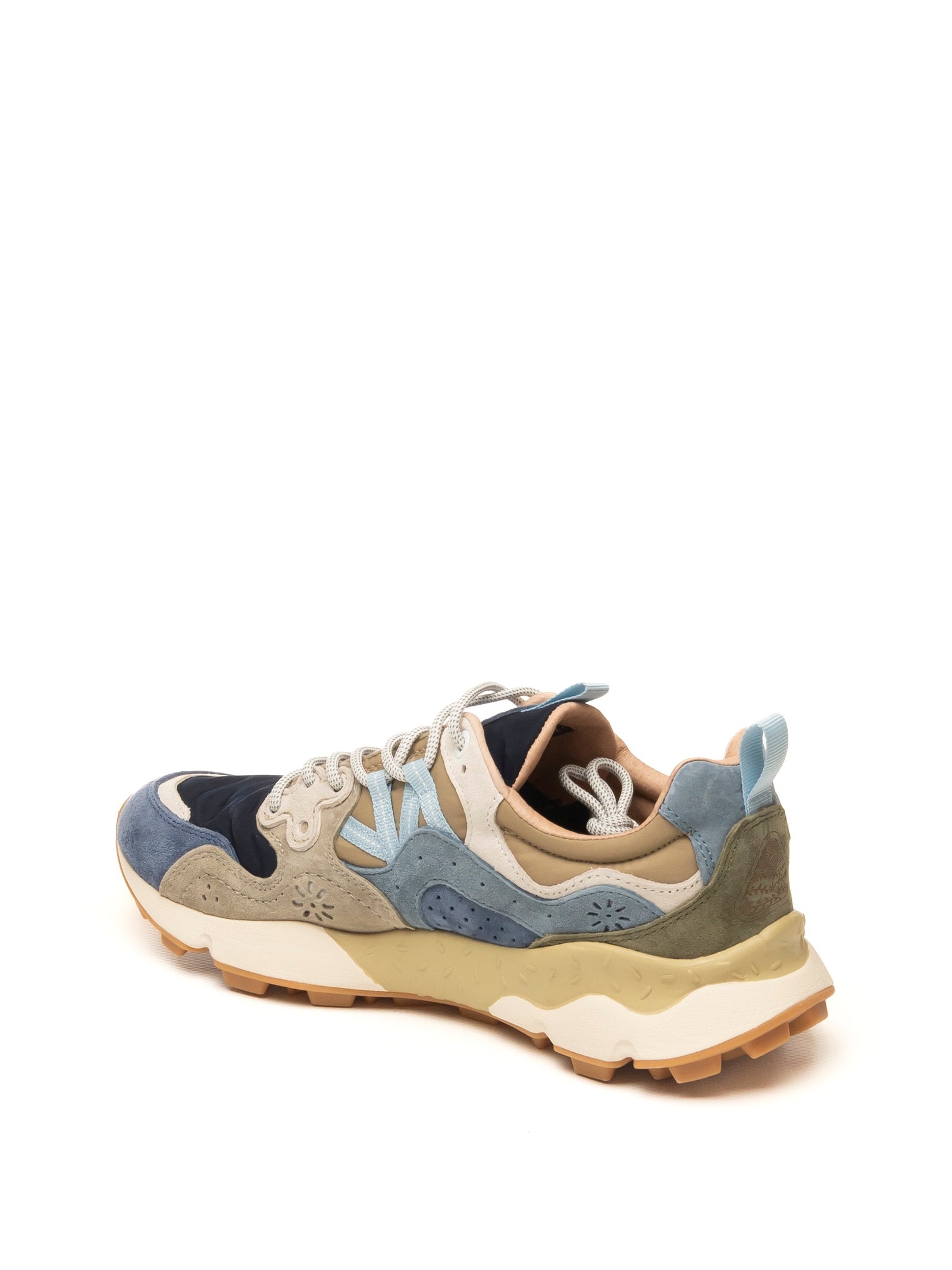 FLOWER MOUNTAIN sneaker yamano blu/beige 2017816-01 SUE/NYL-3C11